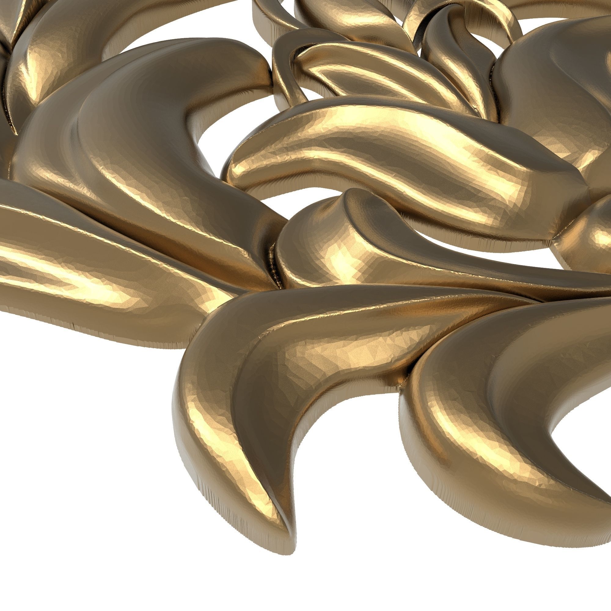 decorative pattern ready for 3D printing 3D model_2