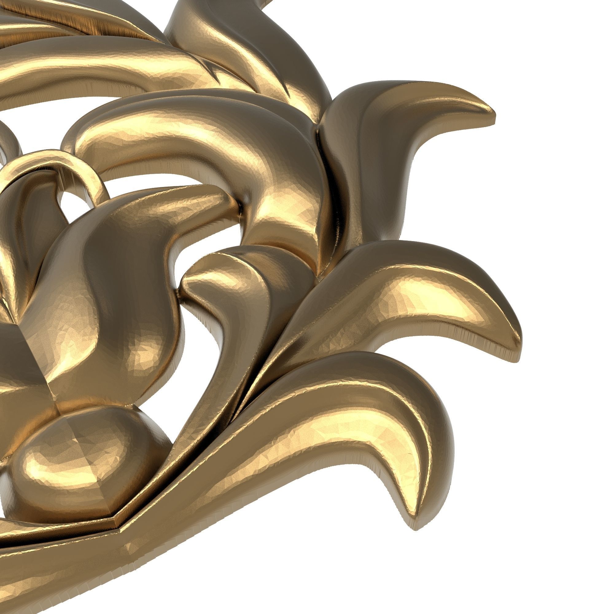 decorative pattern ready for 3D printing 3D model_3