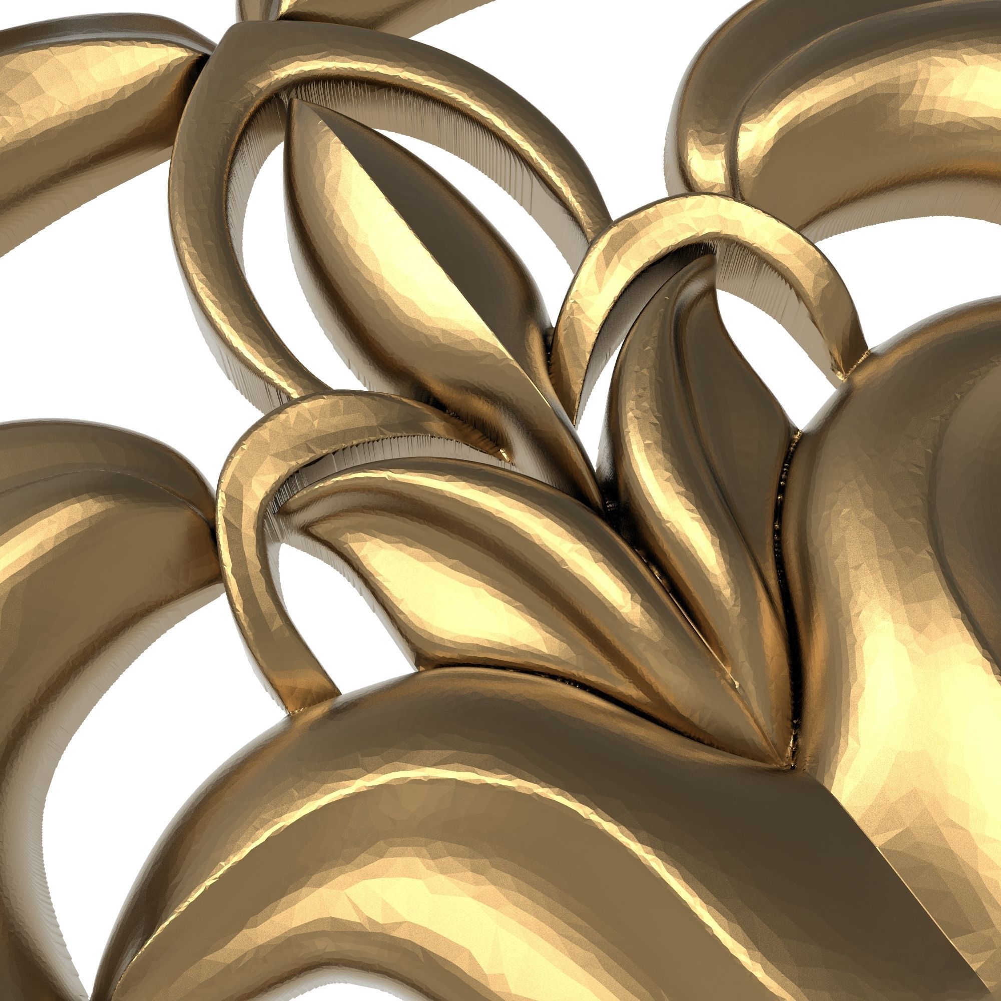 decorative pattern ready for 3D printing 3D model_4