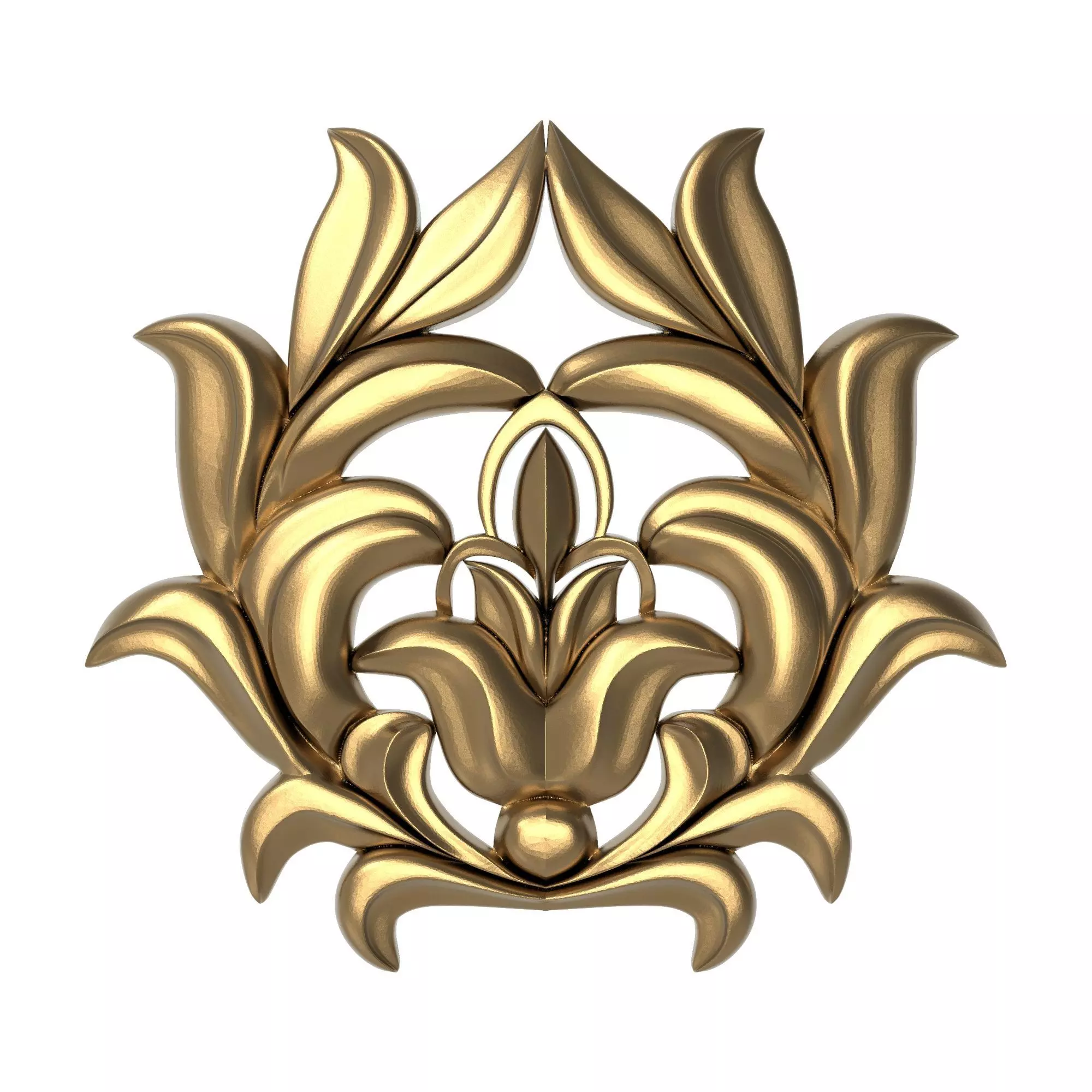 decorative pattern ready for 3D printing 3D model_0