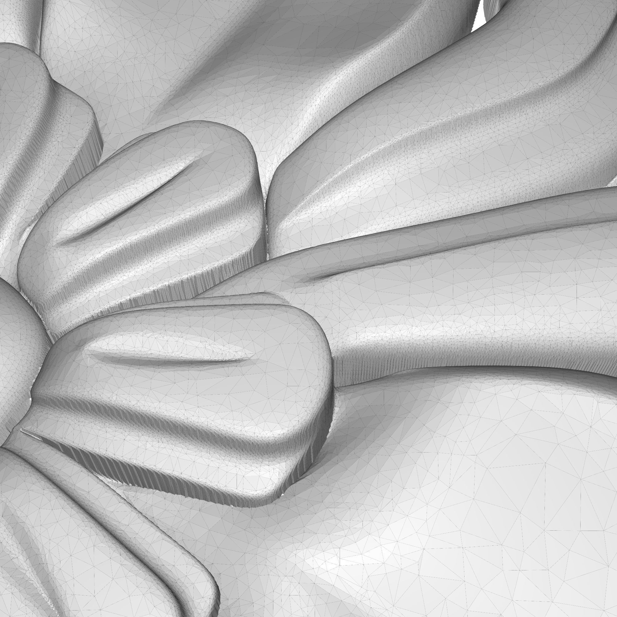 decorative pattern ready for 3D printing 3D model_9