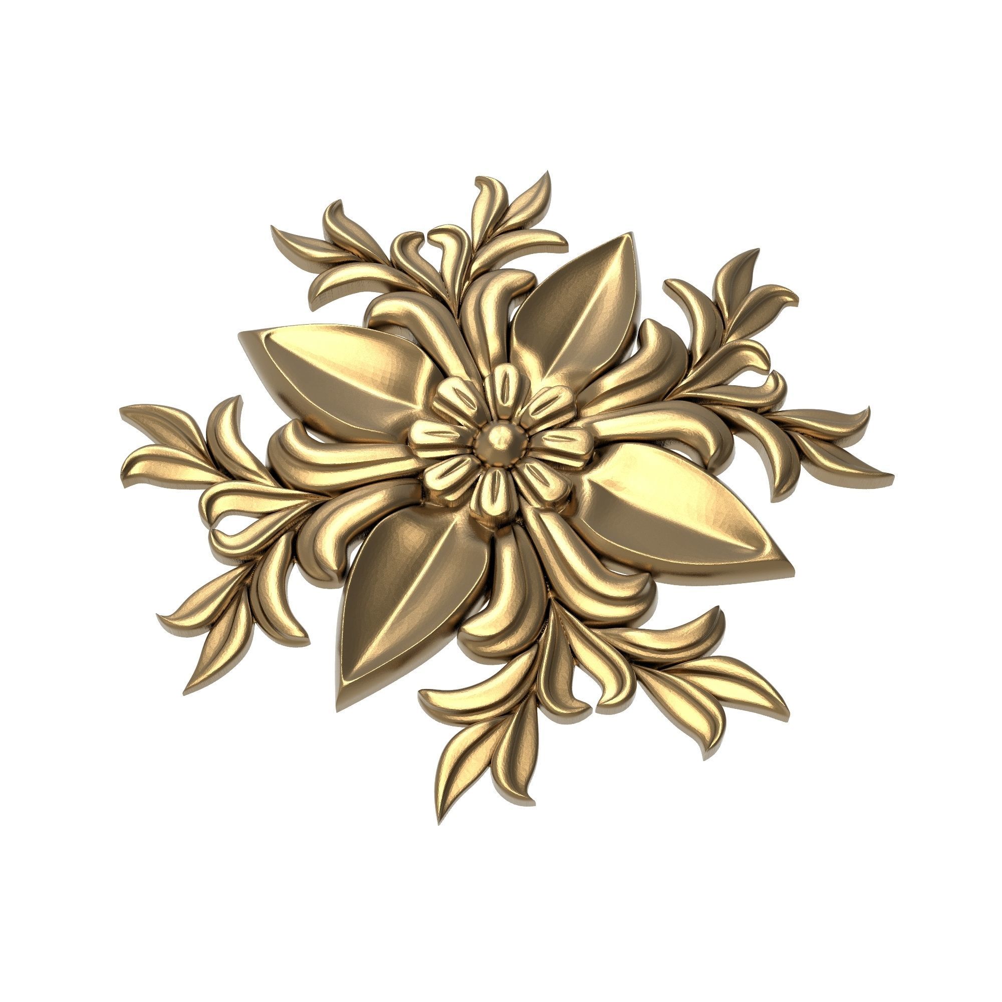 decorative pattern ready for 3D printing 3D model_7