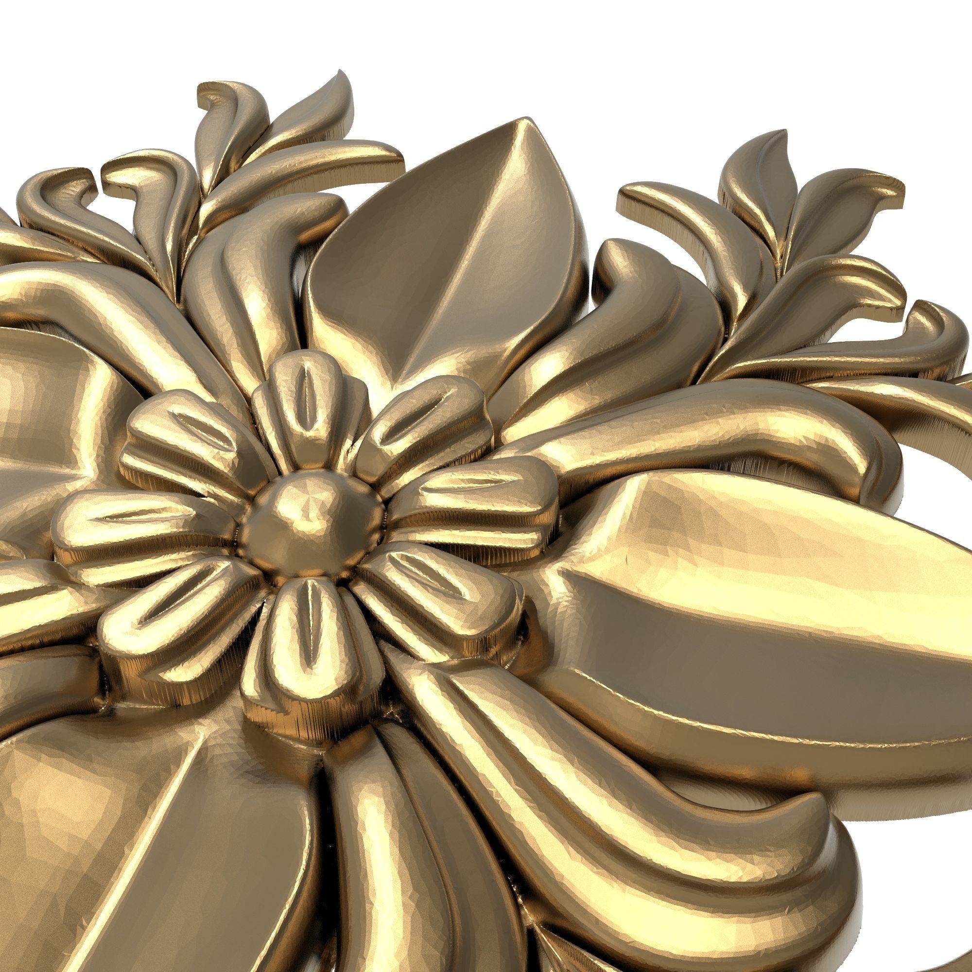 decorative pattern ready for 3D printing 3D model_3