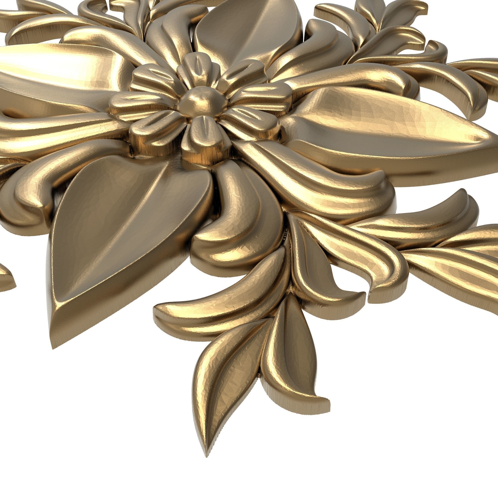 decorative pattern ready for 3D printing 3D model_4