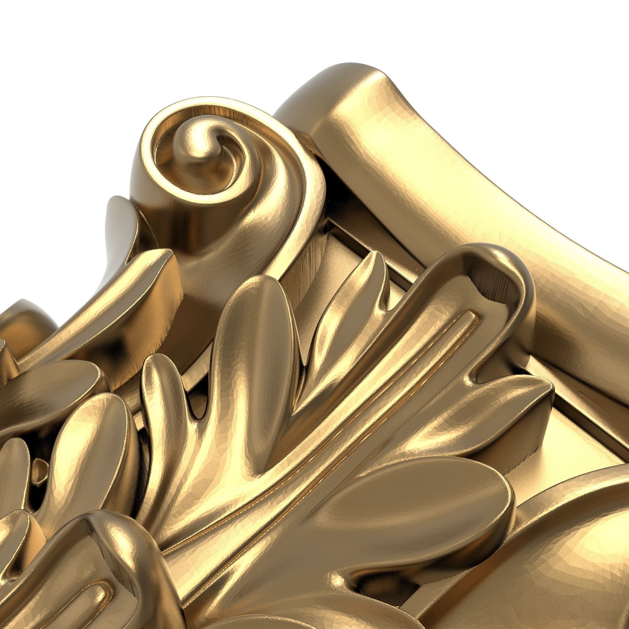 decorative pattern ready for 3D printing 3D model_4