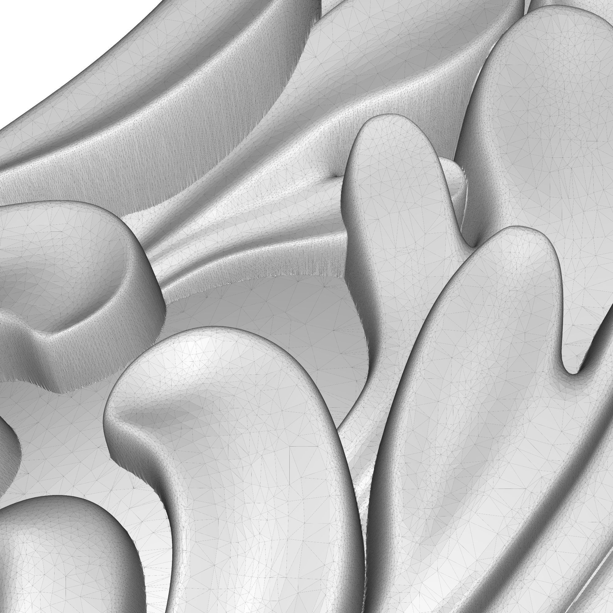 decorative pattern ready for 3D printing 3D model_8