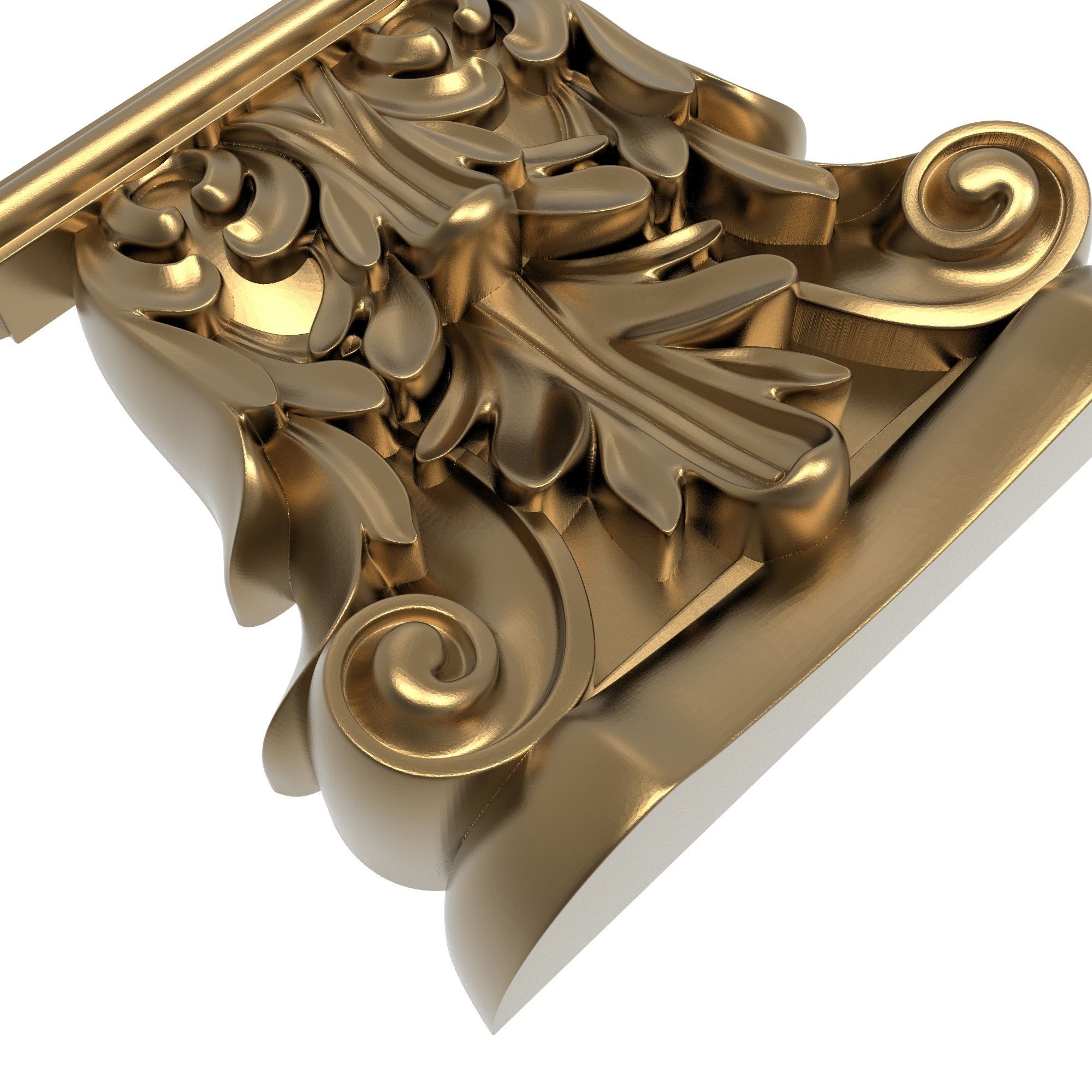 decorative pattern ready for 3D printing 3D model_6