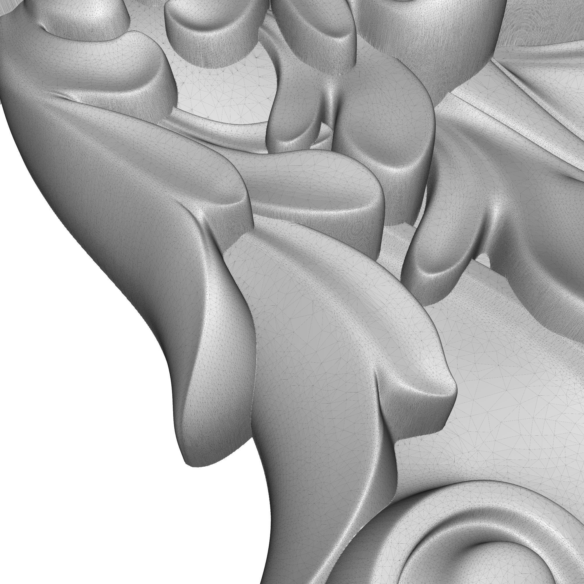 decorative pattern ready for 3D printing 3D model_7