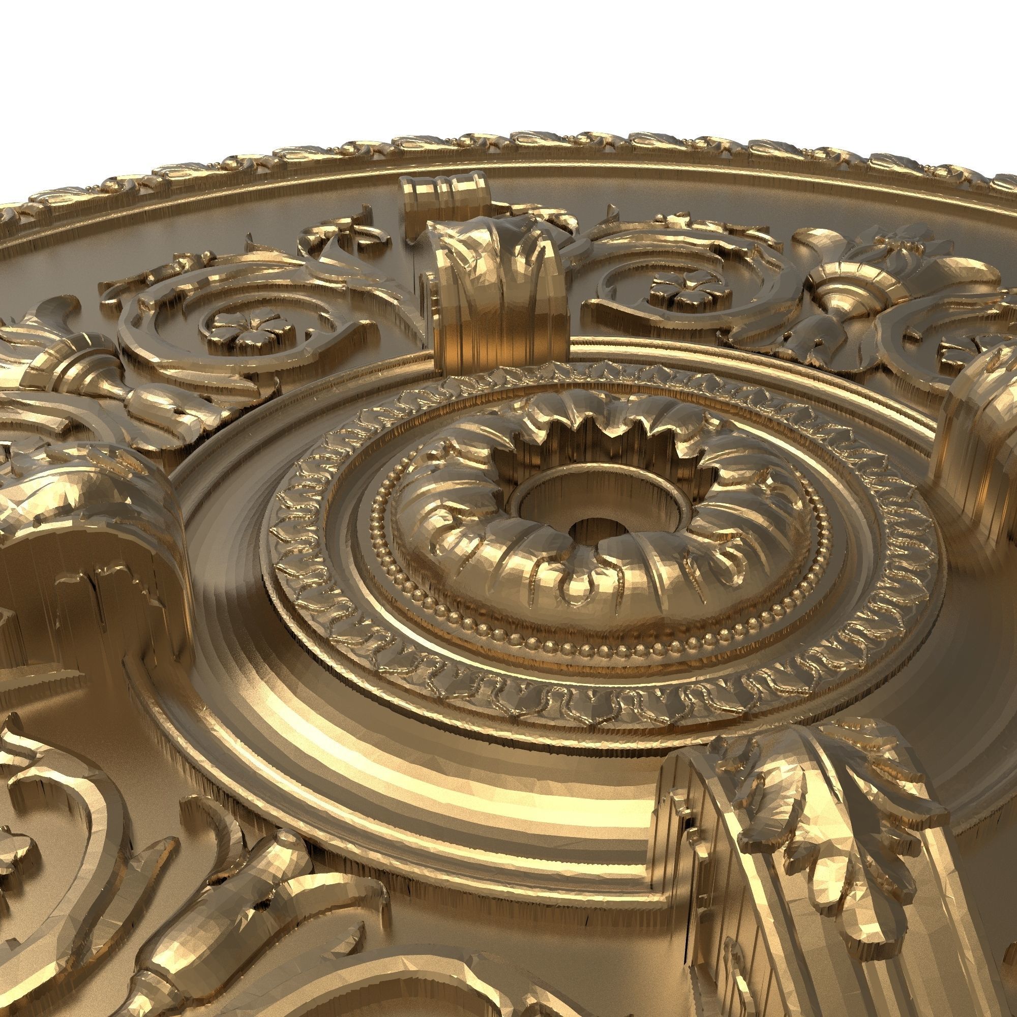 decorative pattern ready for 3D printing 3D model_4