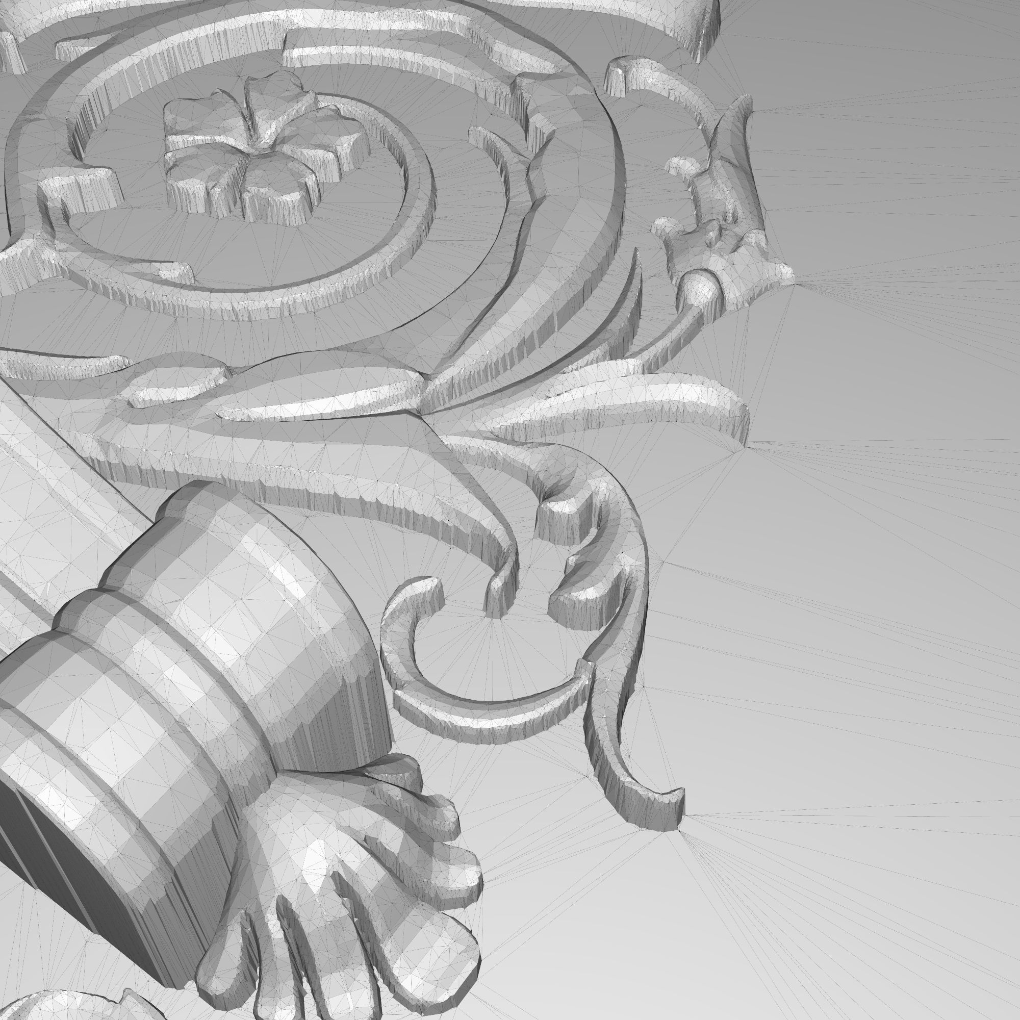 decorative pattern ready for 3D printing 3D model_7