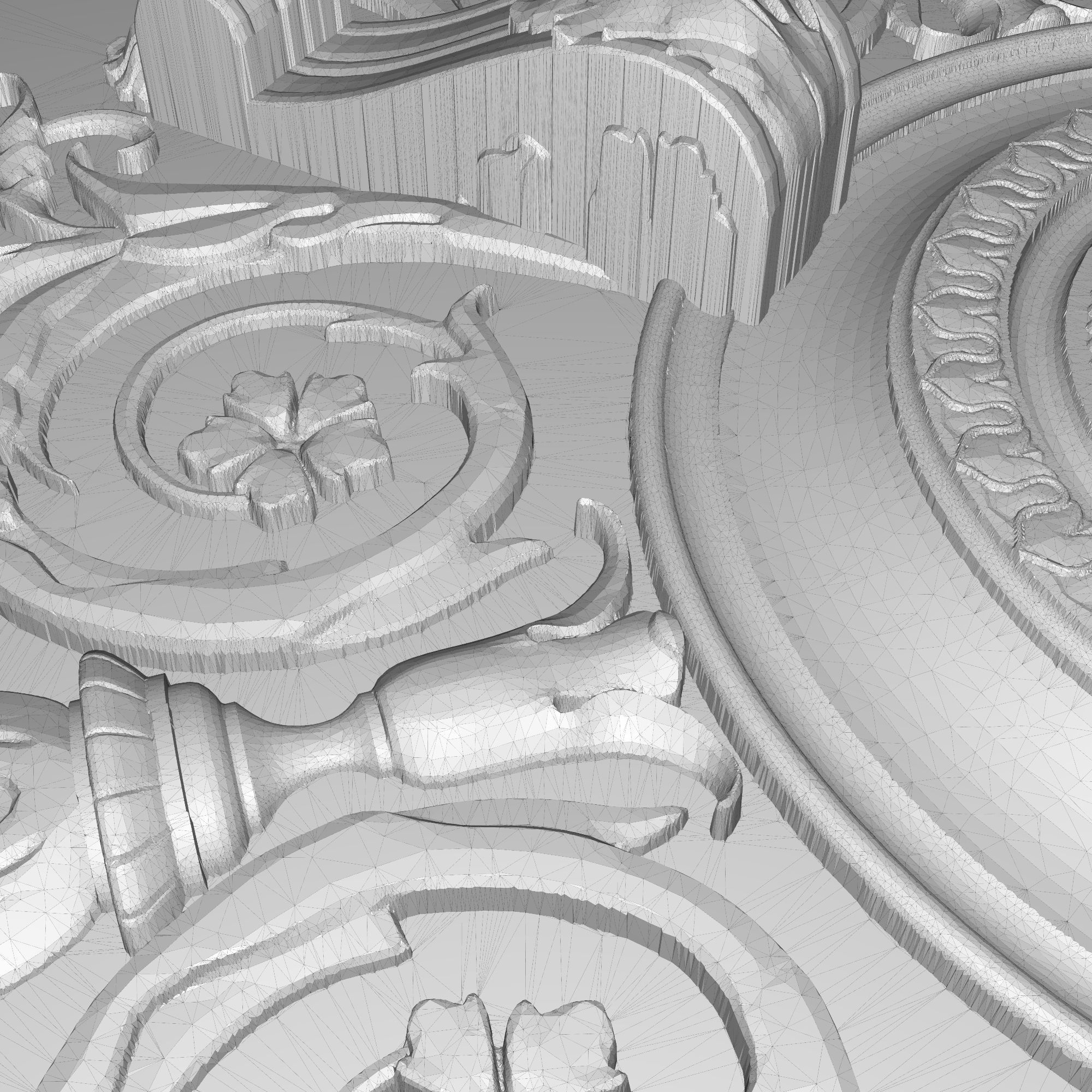 decorative pattern ready for 3D printing 3D model_6