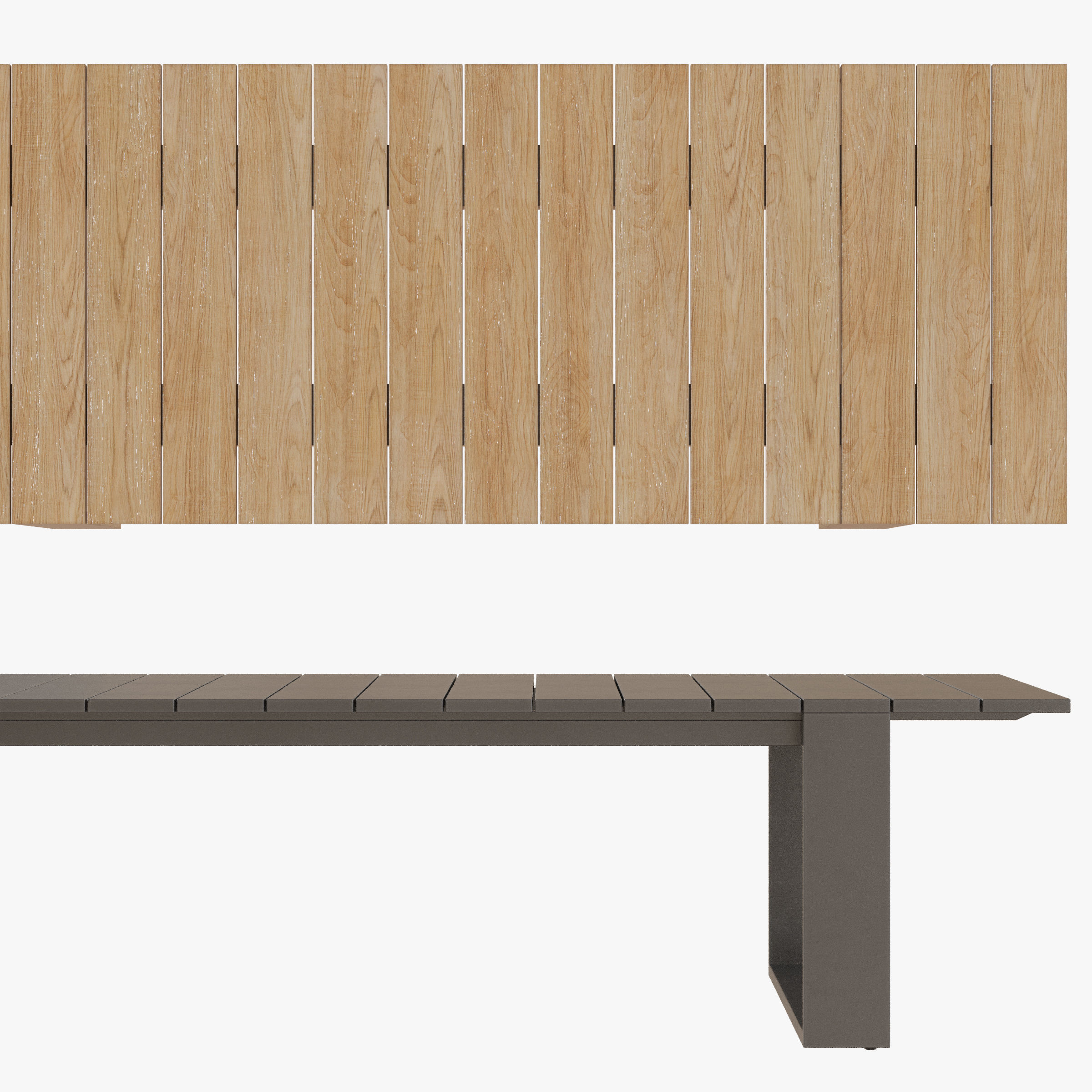 RH BAHIA DINING TABLE 3D model_2