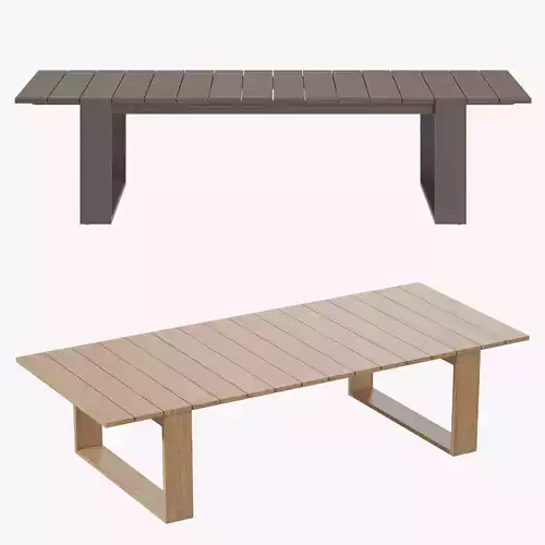 RH BAHIA DINING TABLE