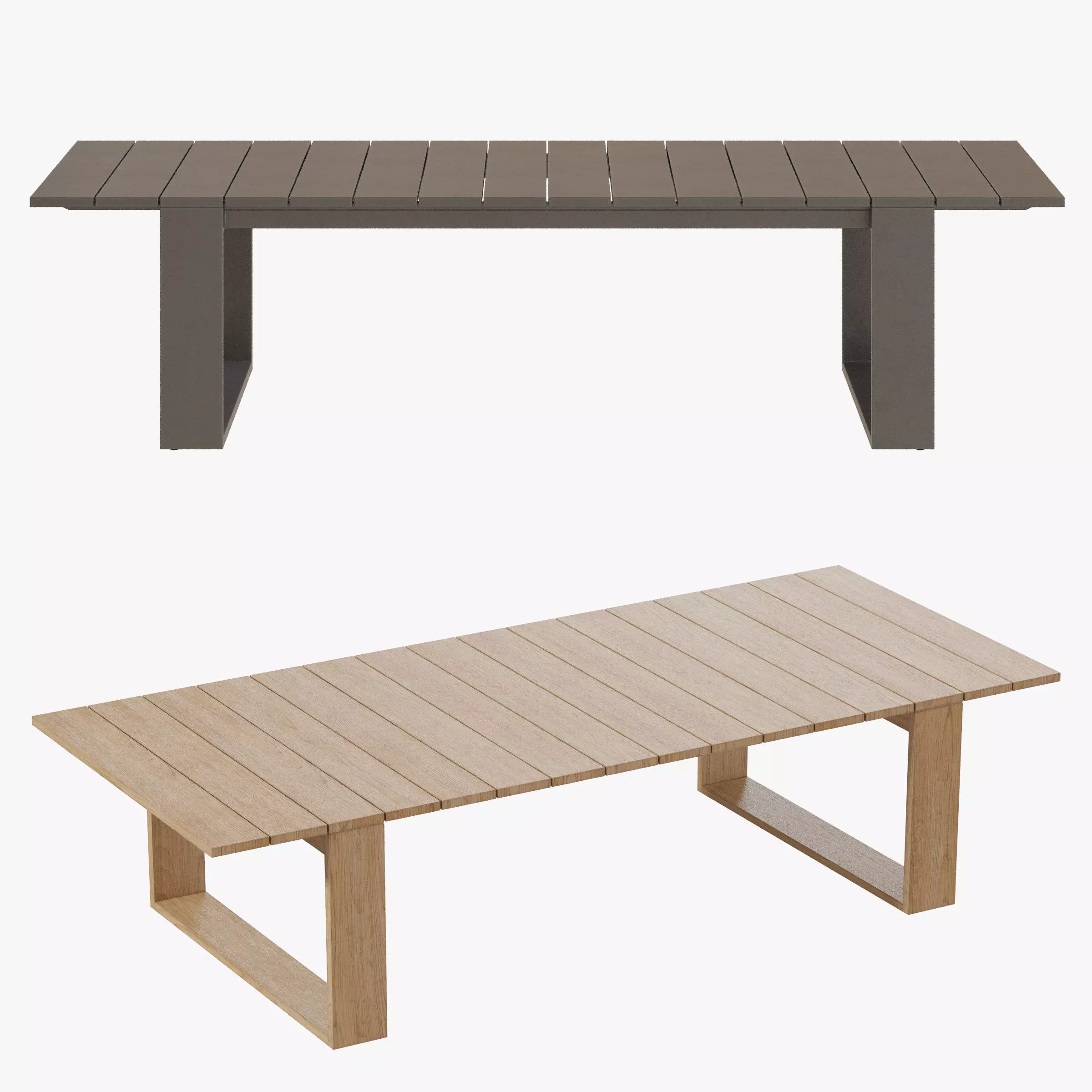 RH BAHIA DINING TABLE 3D model_0