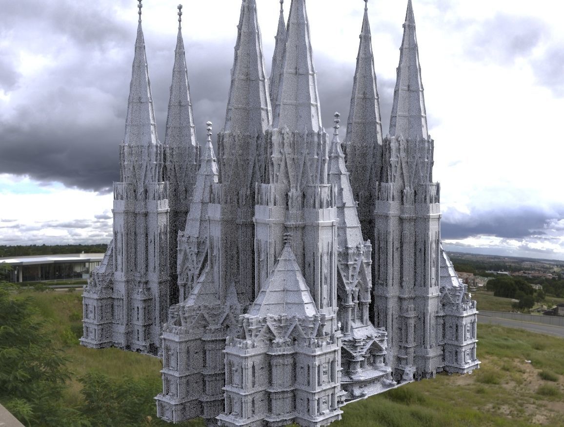 Dracula Castle Collection Kit bash 3D model 3D model_12