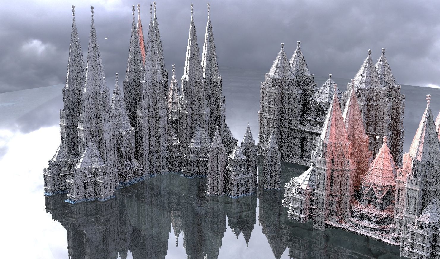 Dracula Castle Collection Kit bash 3D model 3D model_4