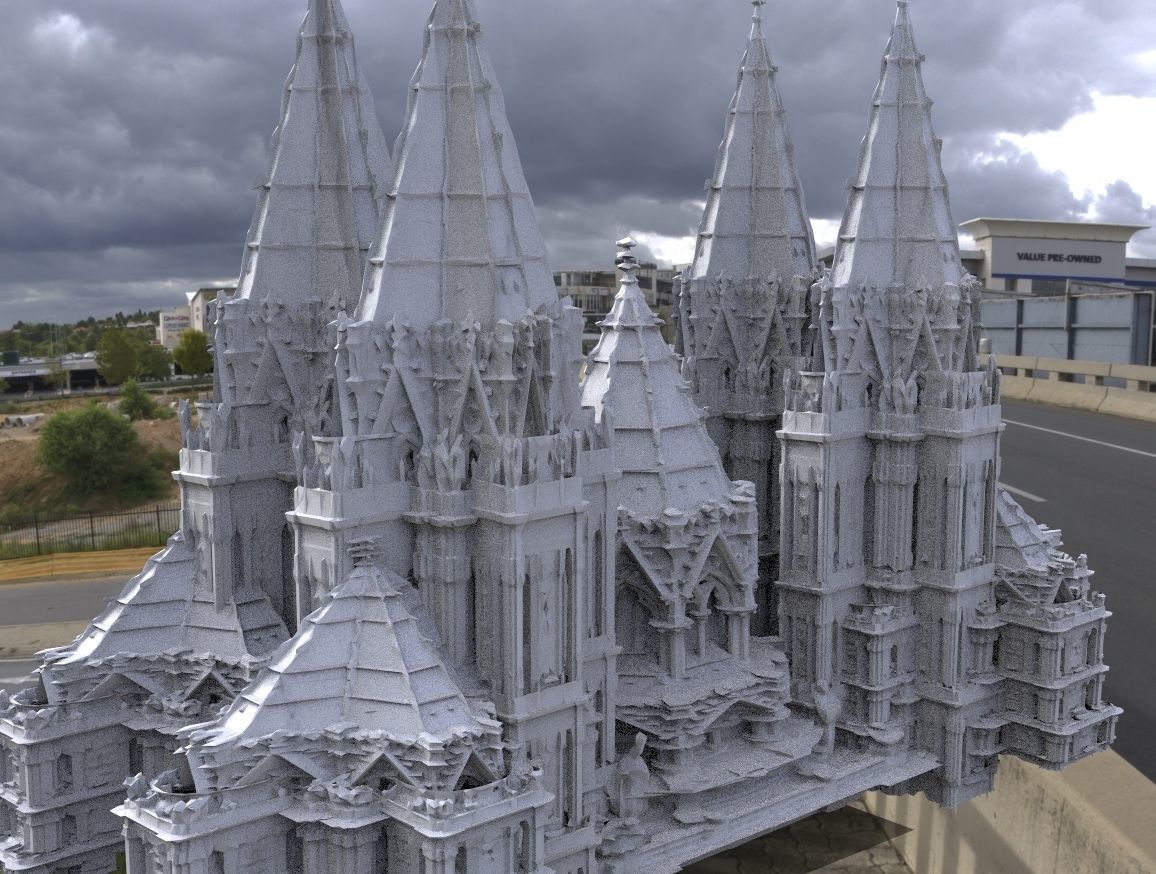 Dracula Castle Collection Kit bash 3D model 3D model_9