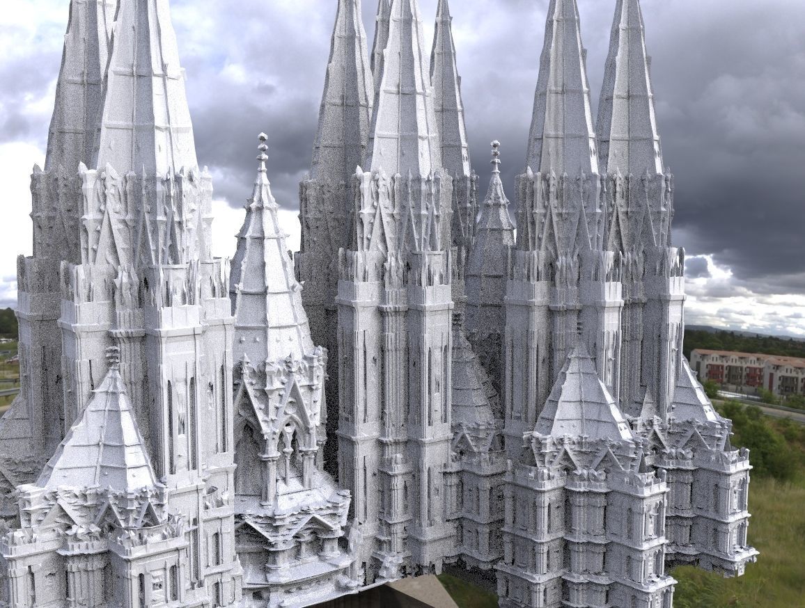 Dracula Castle Collection Kit bash 3D model 3D model_7