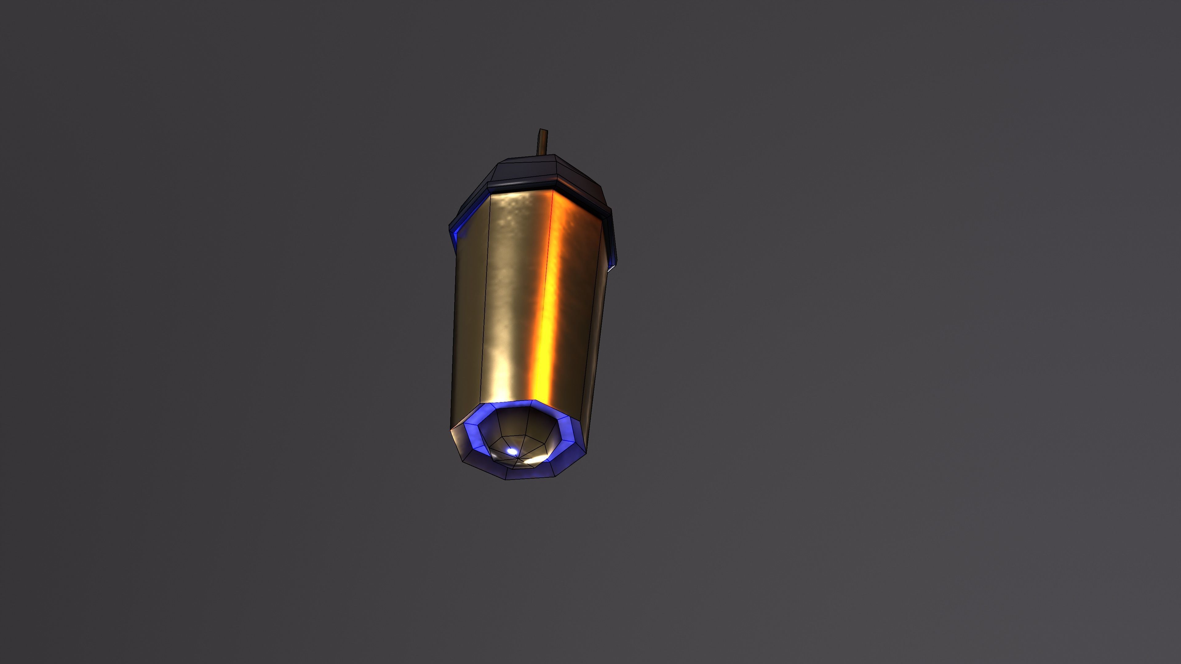 Alien ufo monster man game ready pbr 3d model Low-poly 3D model_12