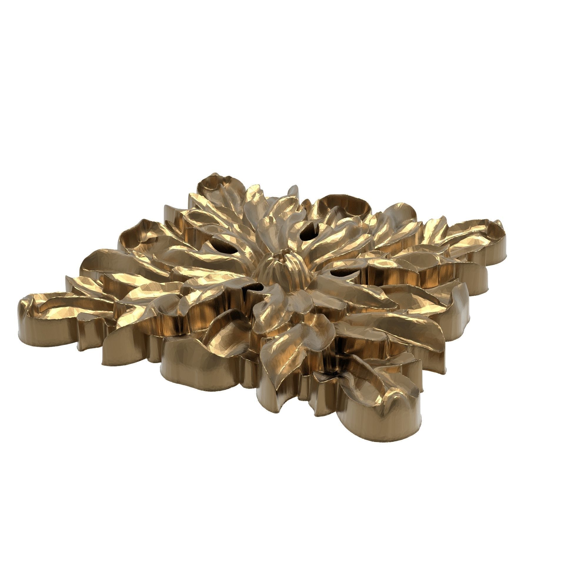 decorative pattern ready for 3D printing 3D model_5