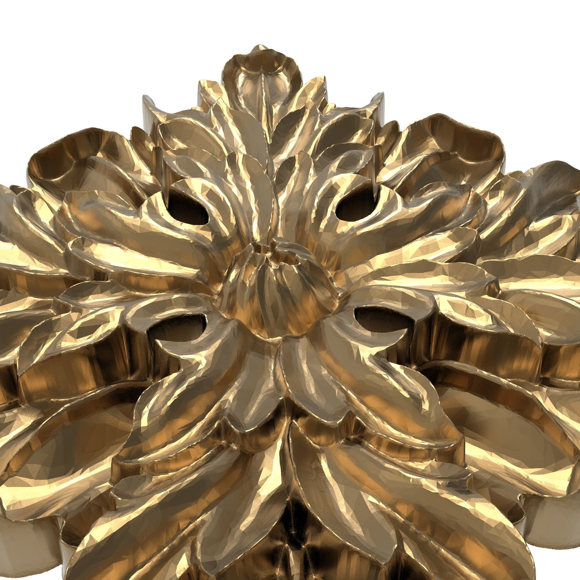 decorative pattern ready for 3D printing 3D model_3