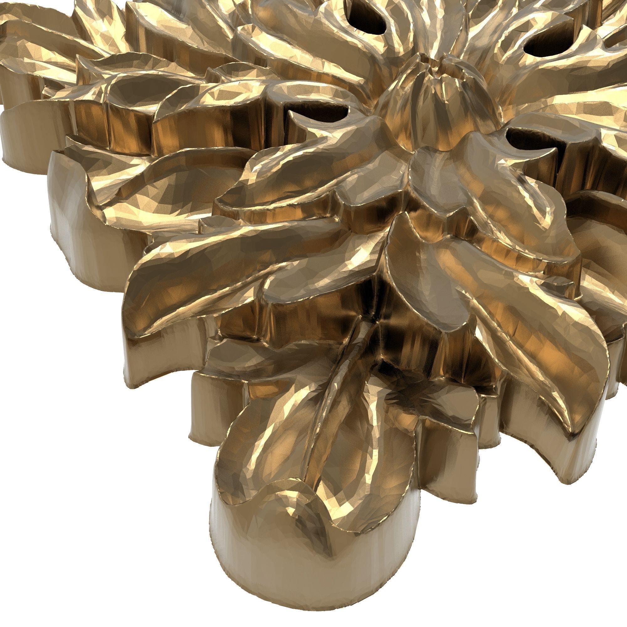 decorative pattern ready for 3D printing 3D model_4