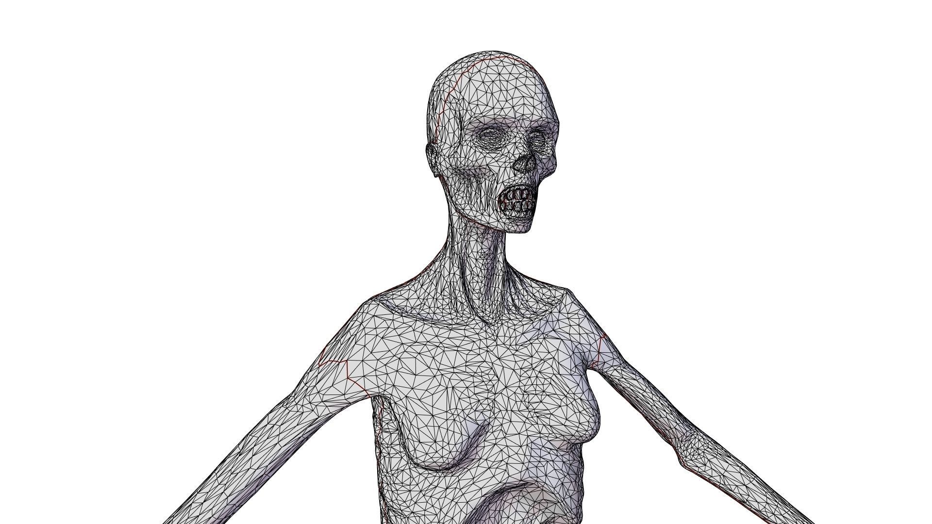 PBR Rigged Mummies With 2 Sets Of Clothing Low-poly 3D model_32