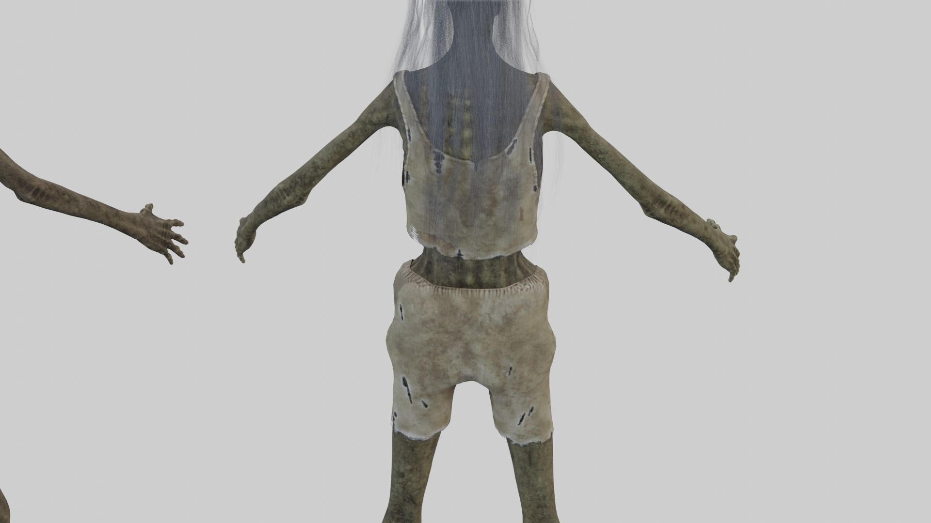 PBR Rigged Mummies With 2 Sets Of Clothing Low-poly 3D model_20