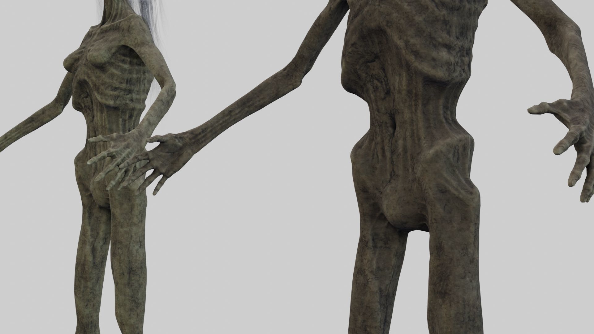 PBR Rigged Mummies With 2 Sets Of Clothing Low-poly 3D model_27