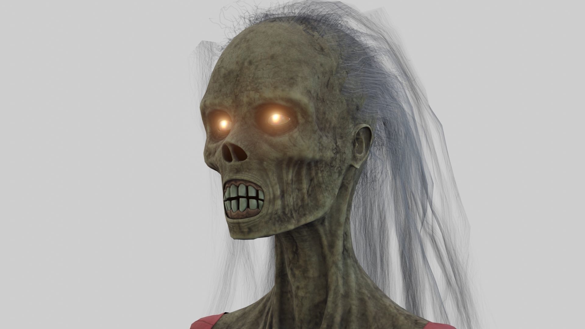 PBR Rigged Mummies With 2 Sets Of Clothing Low-poly 3D model_4