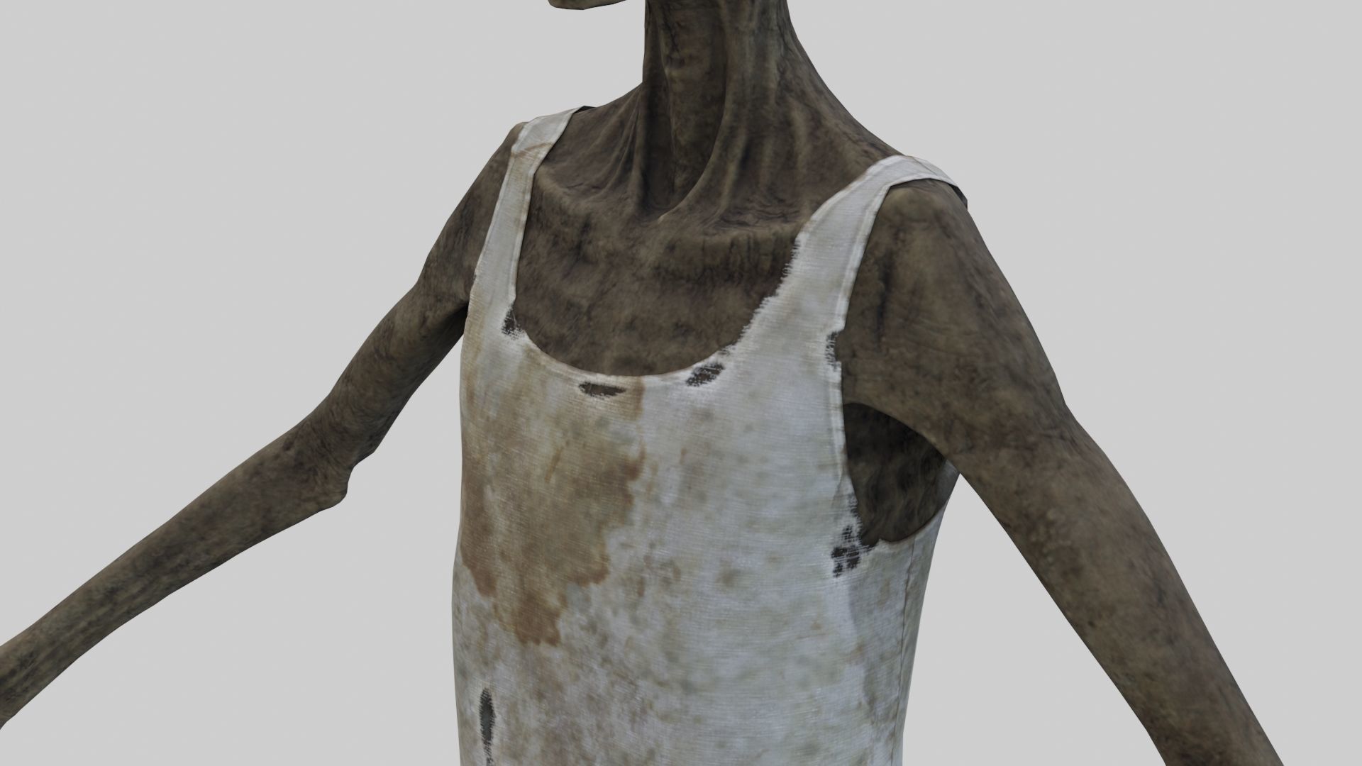 PBR Rigged Mummies With 2 Sets Of Clothing Low-poly 3D model_22