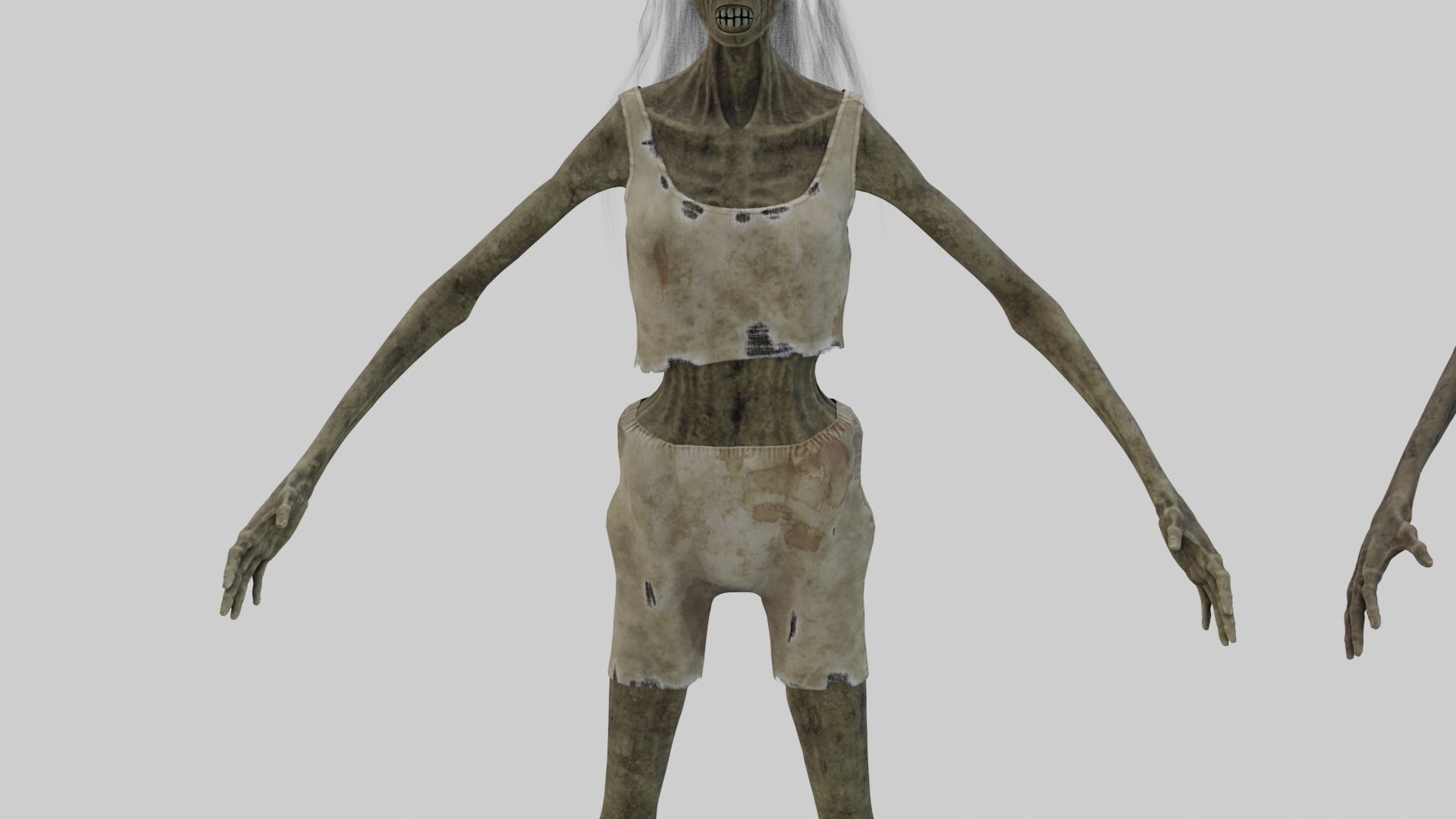 PBR Rigged Mummies With 2 Sets Of Clothing Low-poly 3D model_19