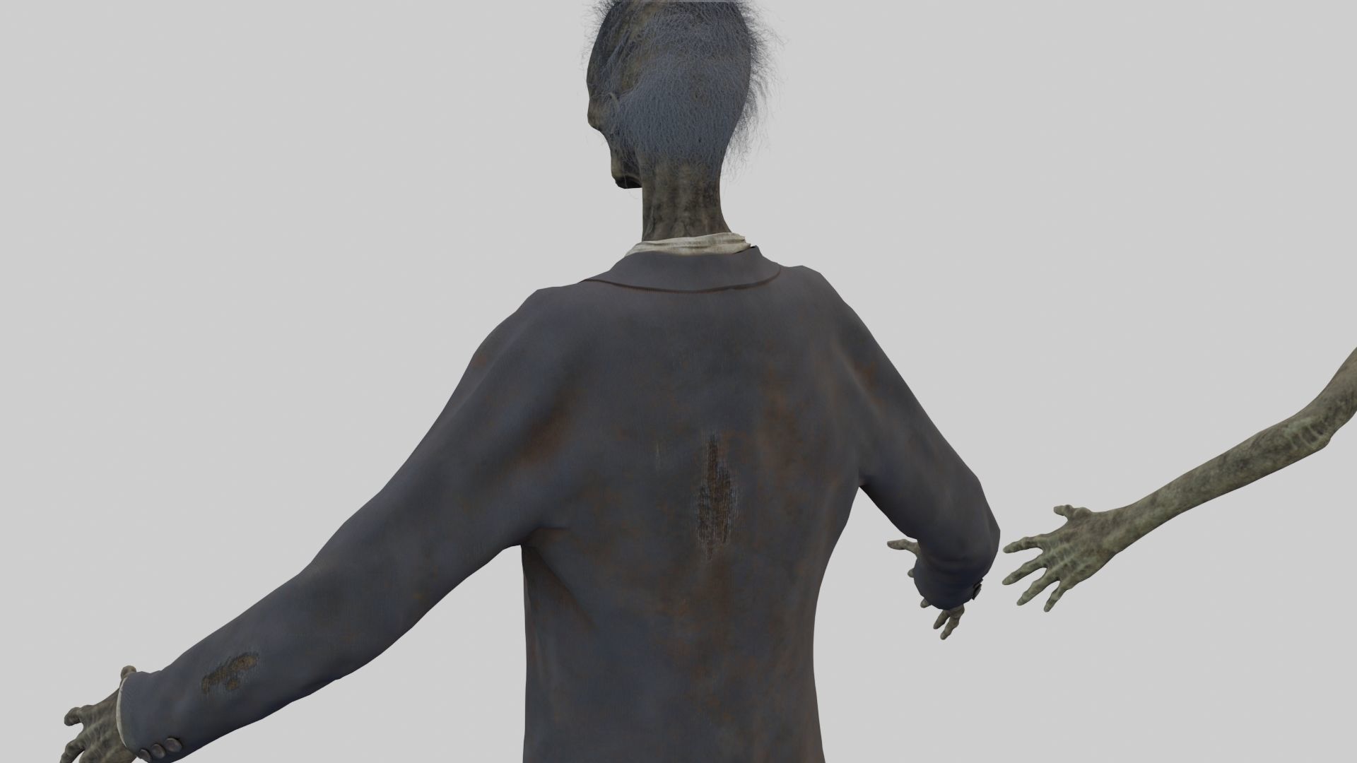 PBR Rigged Mummies With 2 Sets Of Clothing Low-poly 3D model_10