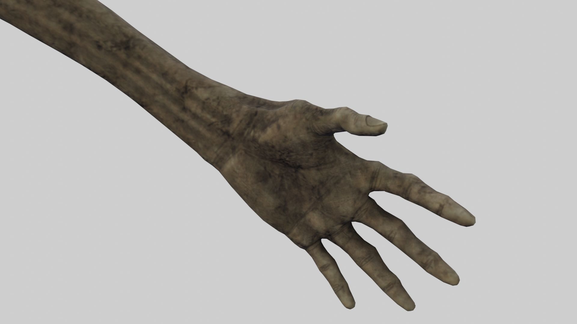 PBR Rigged Mummies With 2 Sets Of Clothing Low-poly 3D model_15