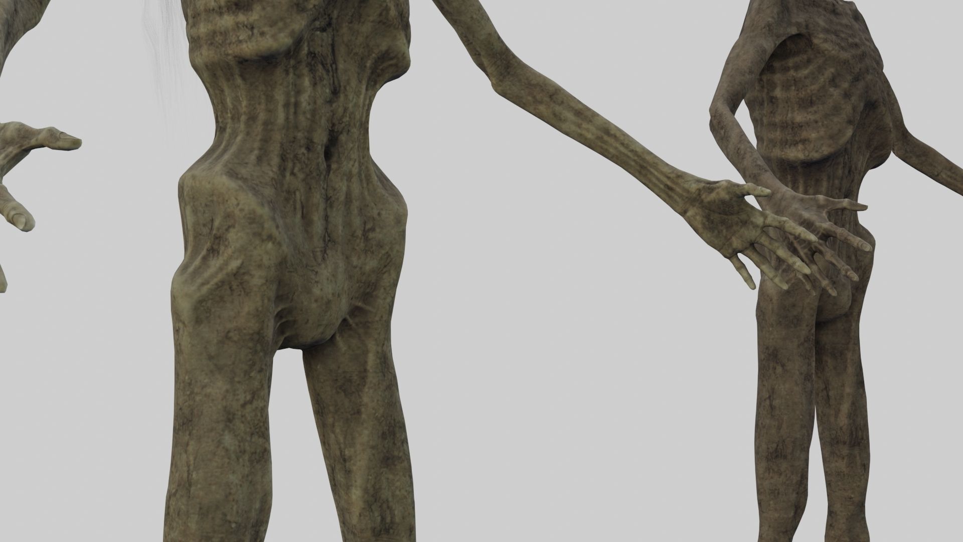 PBR Rigged Mummies With 2 Sets Of Clothing Low-poly 3D model_26