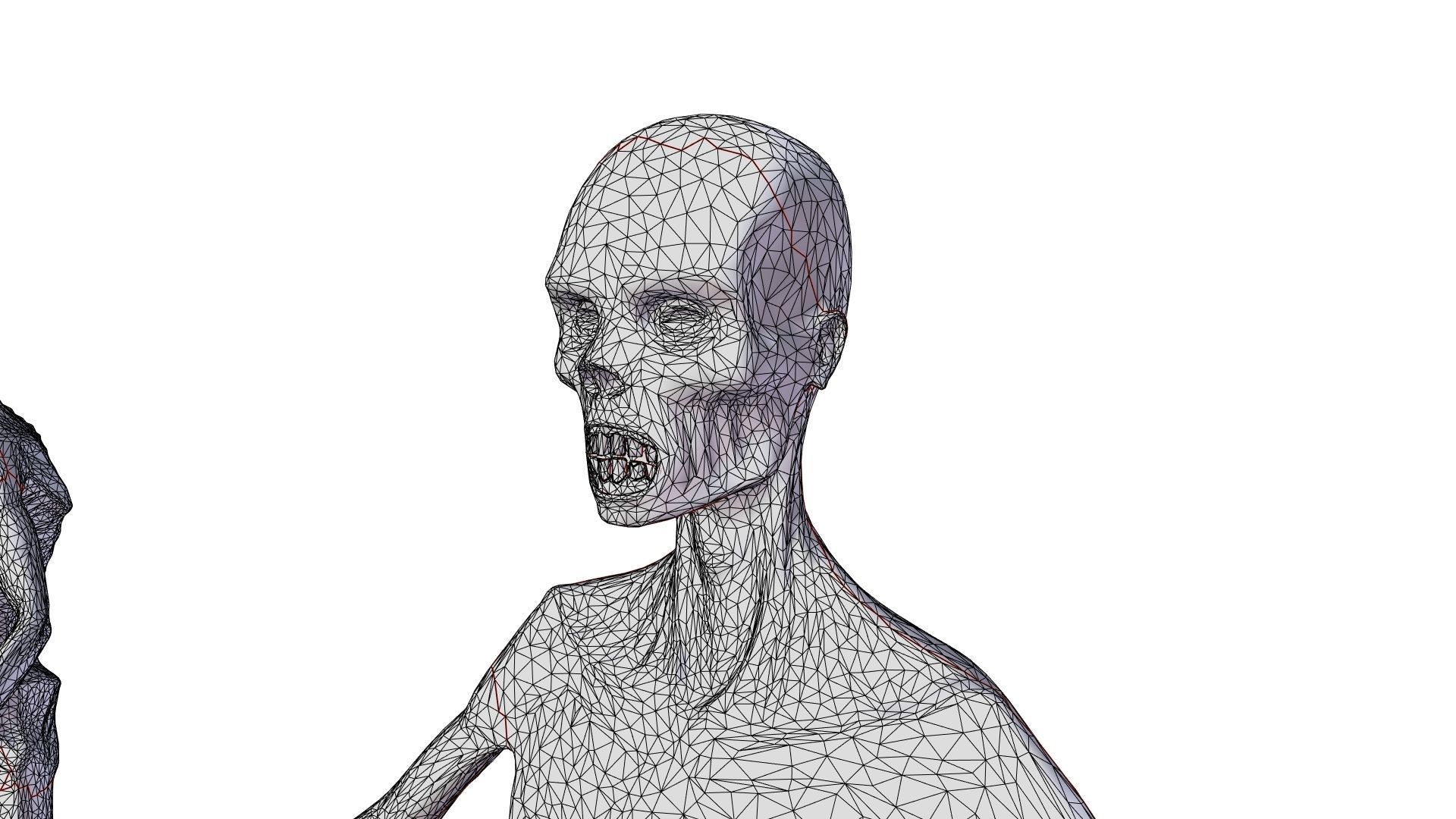 PBR Rigged Mummies With 2 Sets Of Clothing Low-poly 3D model_31