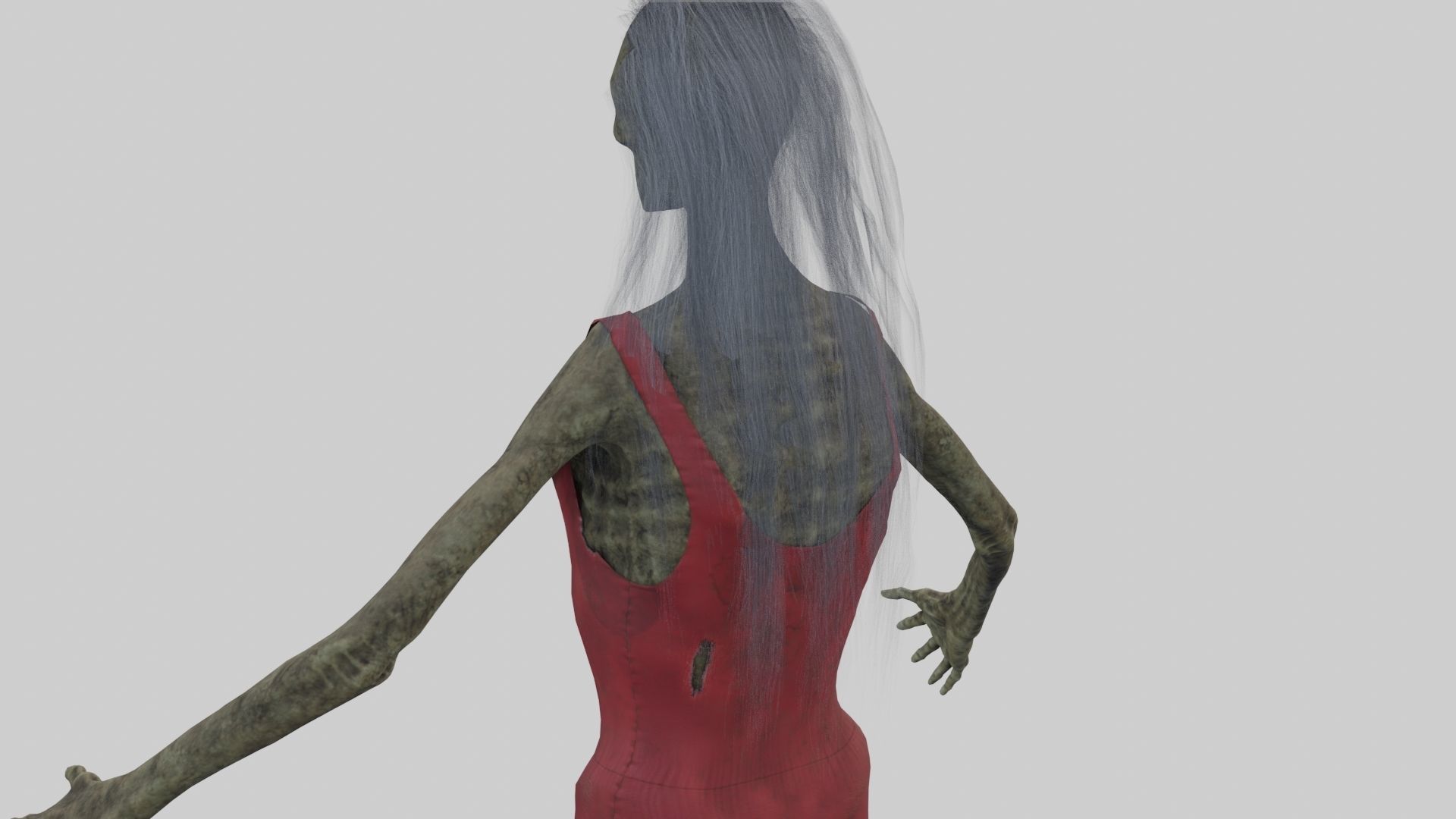 PBR Rigged Mummies With 2 Sets Of Clothing Low-poly 3D model_13