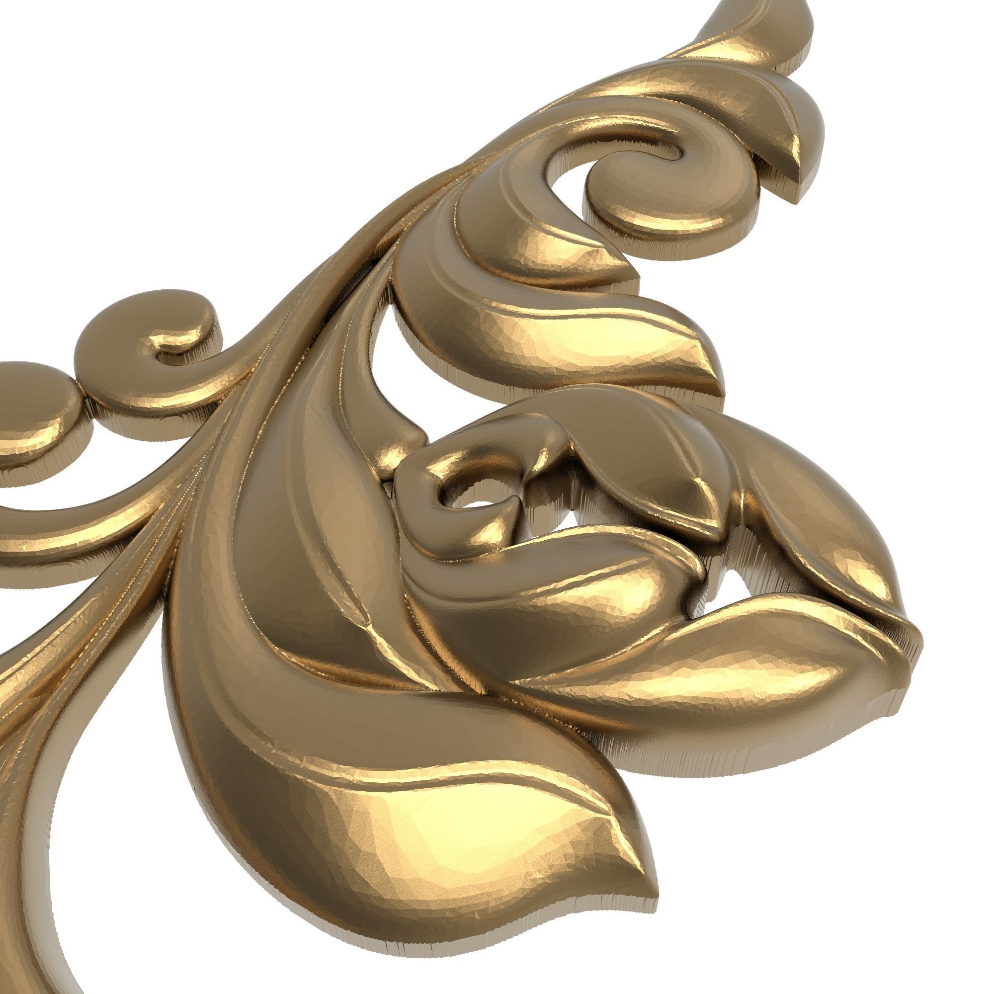 decorative pattern ready for 3D printing 3D model_4