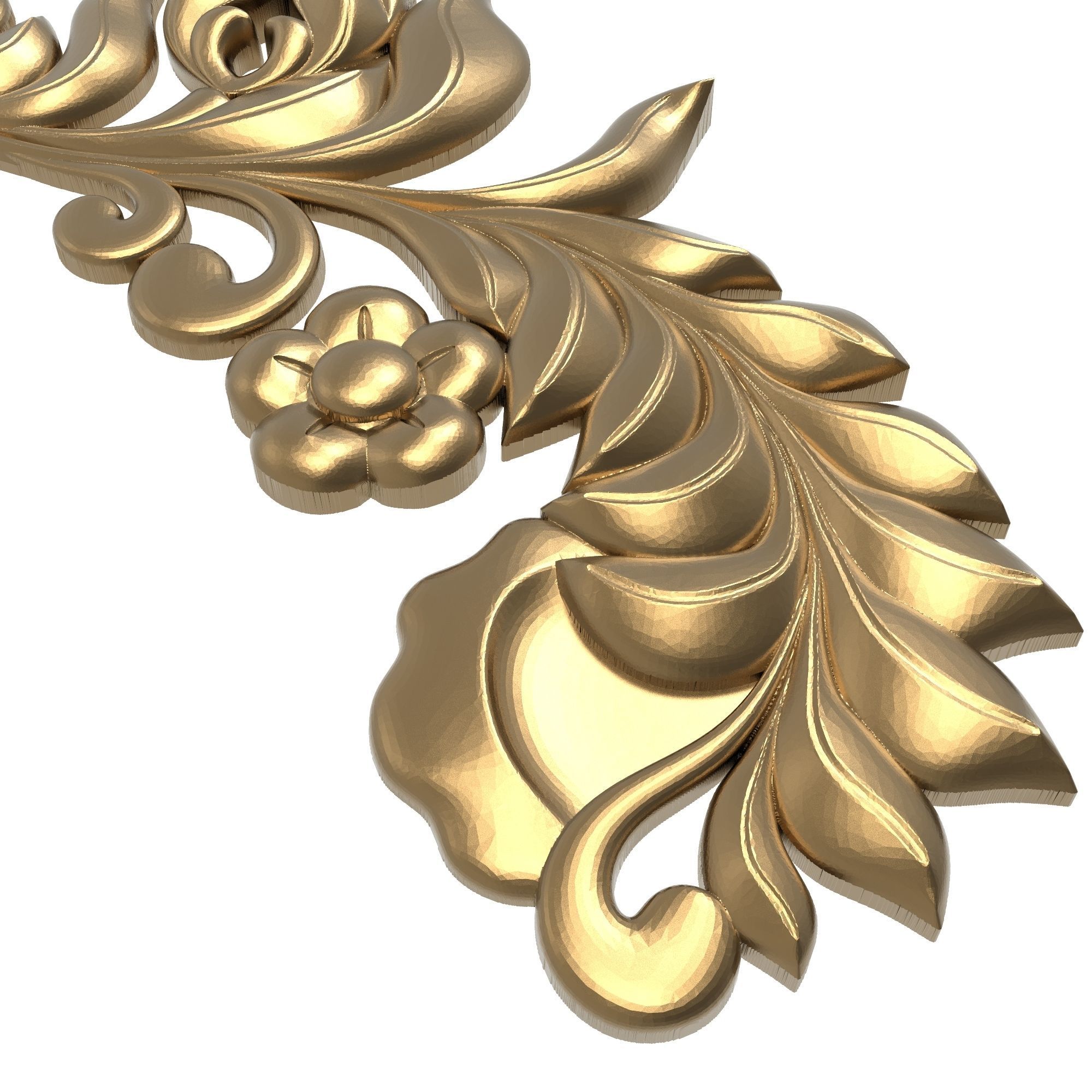 decorative pattern ready for 3D printing 3D model_2