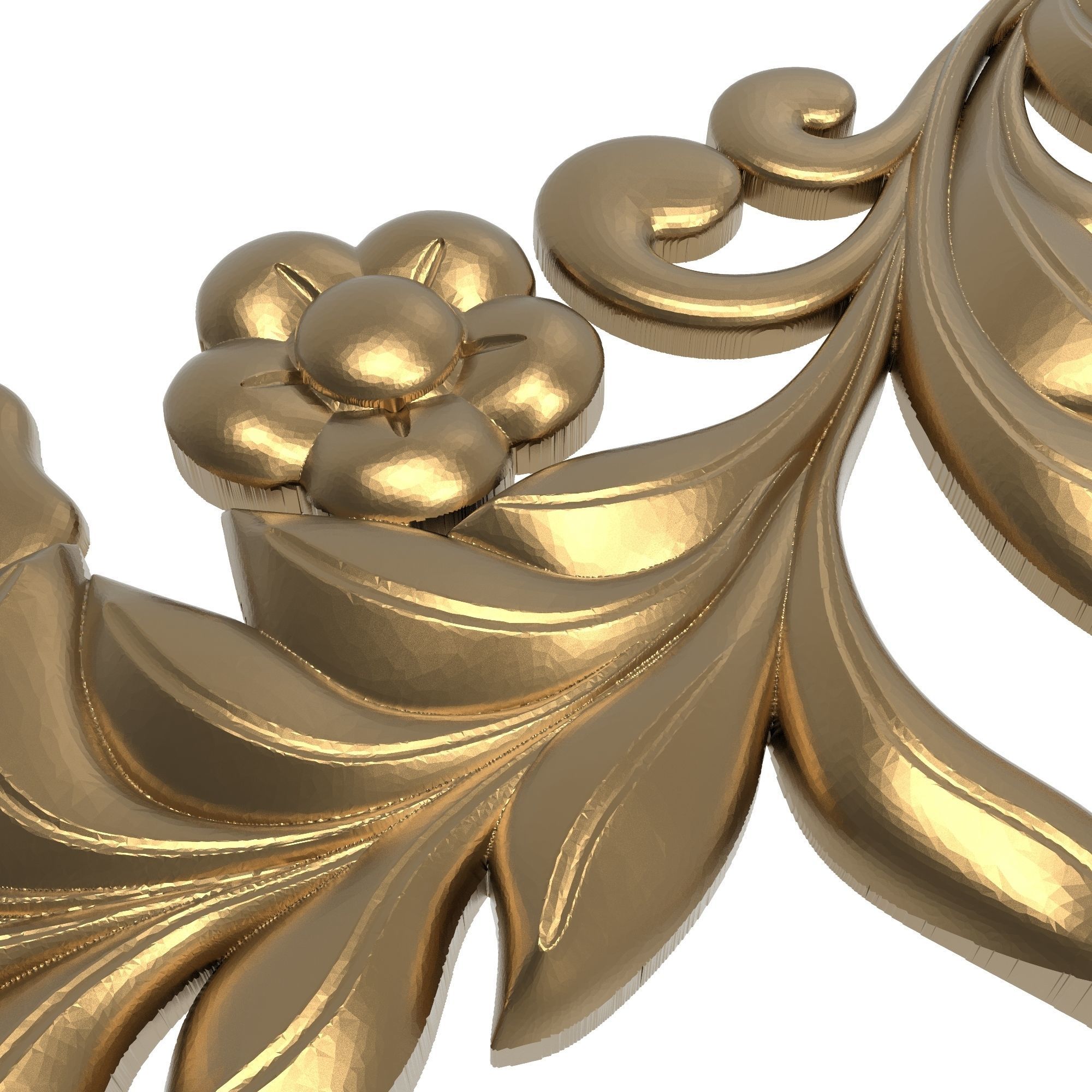 decorative pattern ready for 3D printing 3D model_3