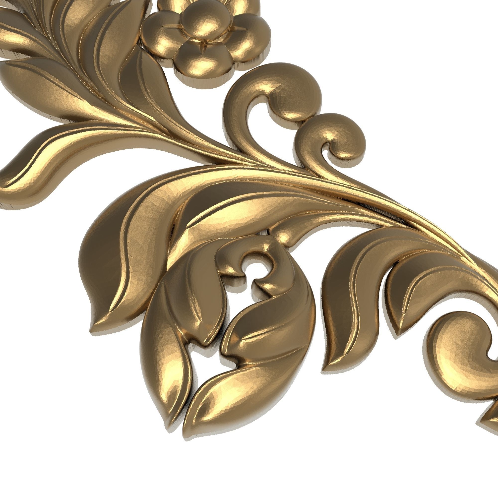 decorative pattern ready for 3D printing 3D model_5