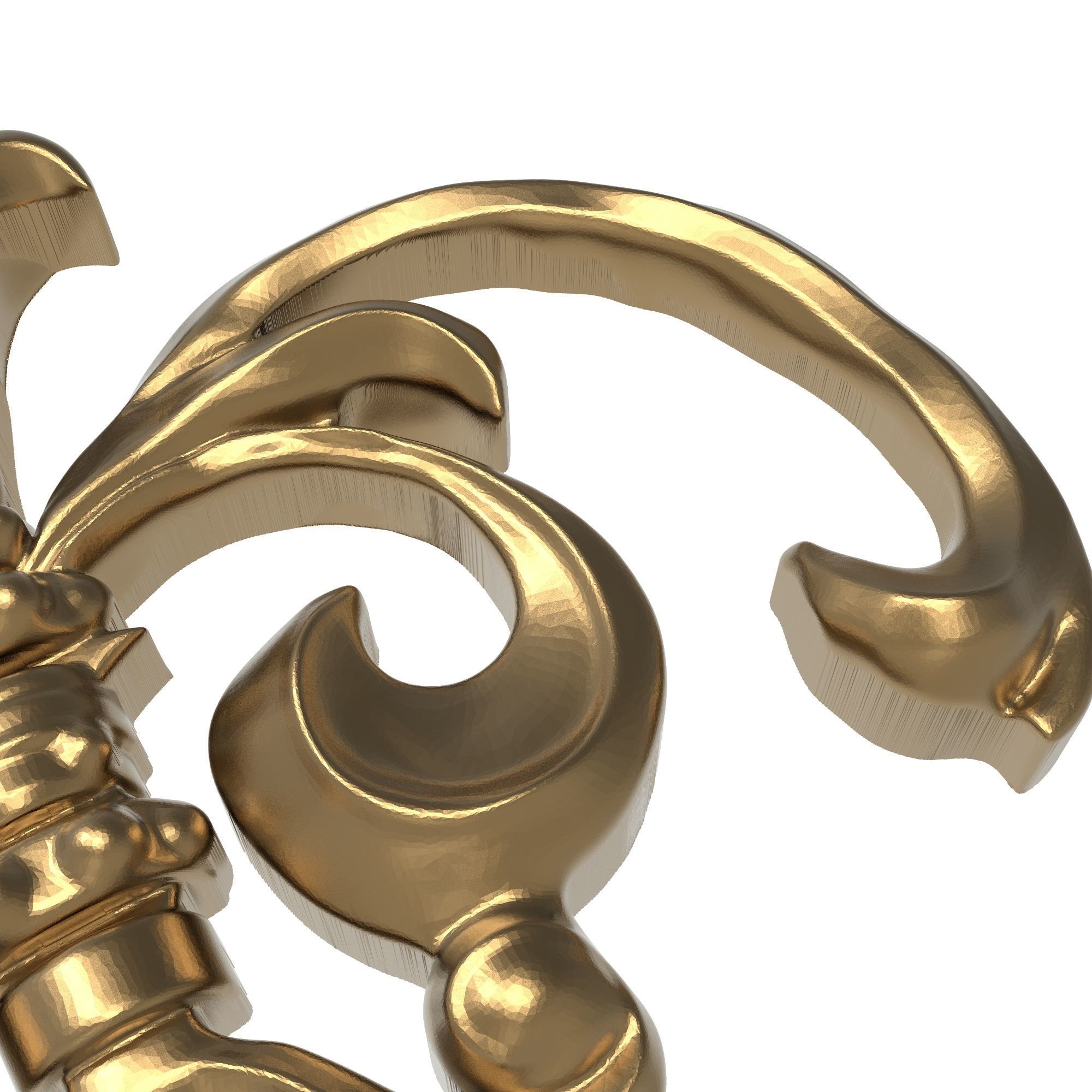 decorative pattern ready for 3D printing 3D model_4