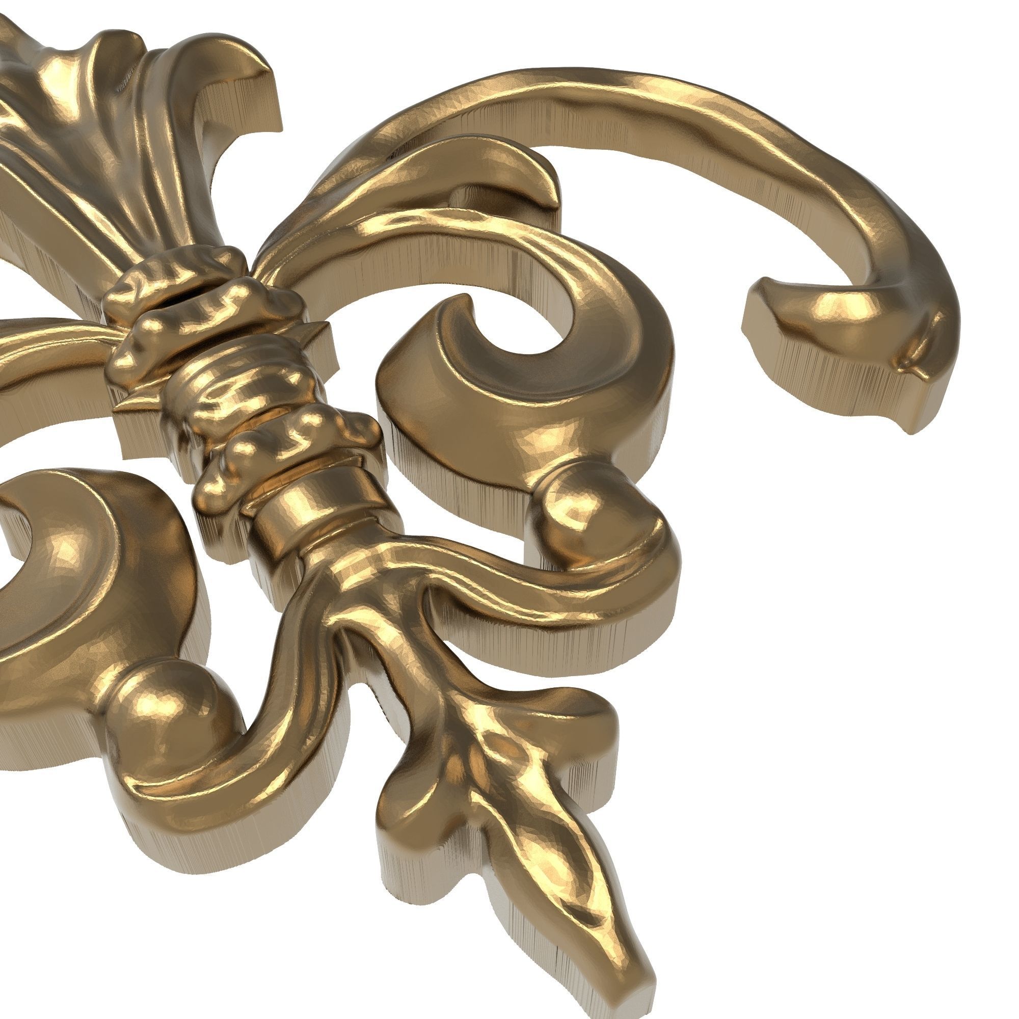 decorative pattern ready for 3D printing 3D model_3