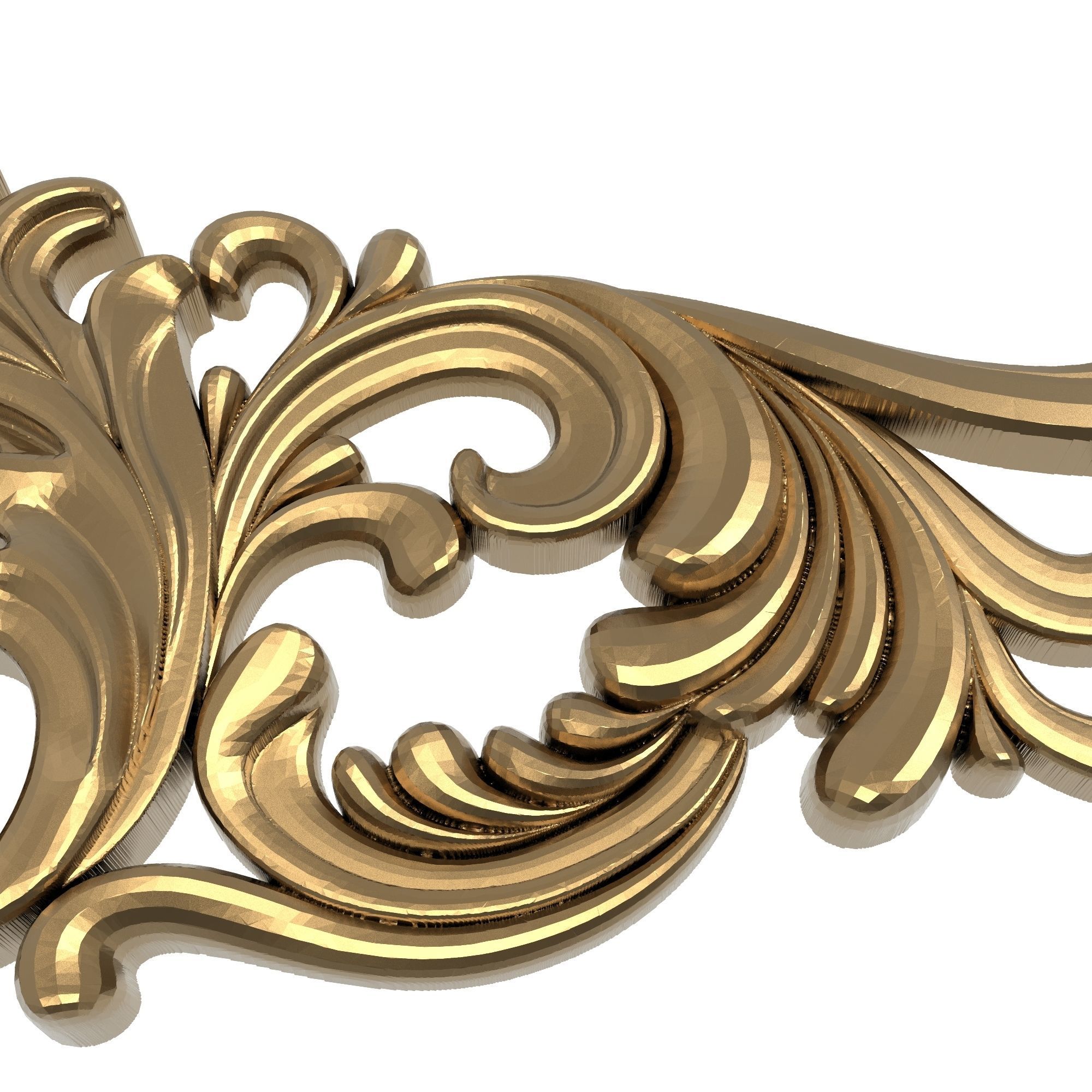 decorative pattern ready for 3D printing 3D model_5