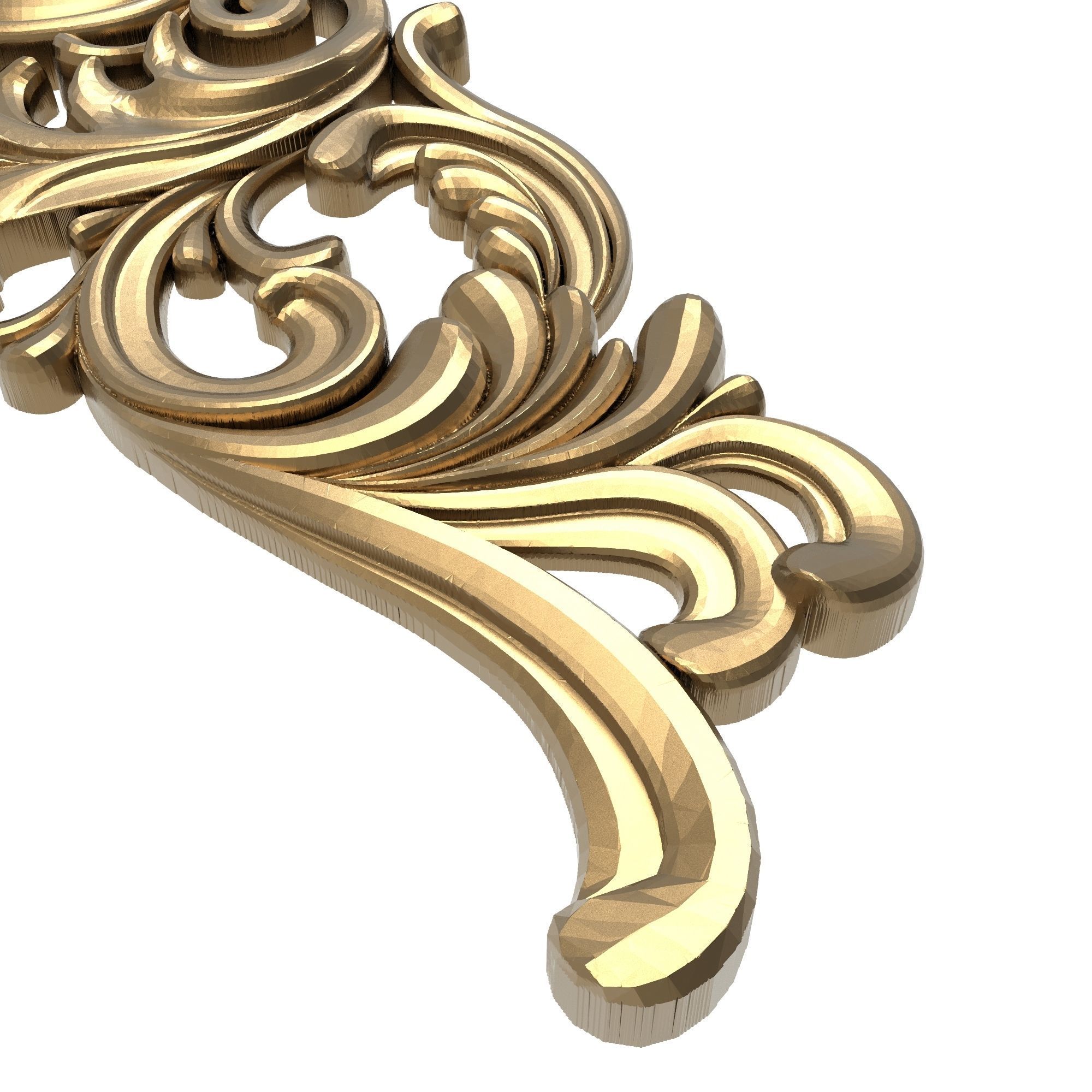 decorative pattern ready for 3D printing 3D model_3