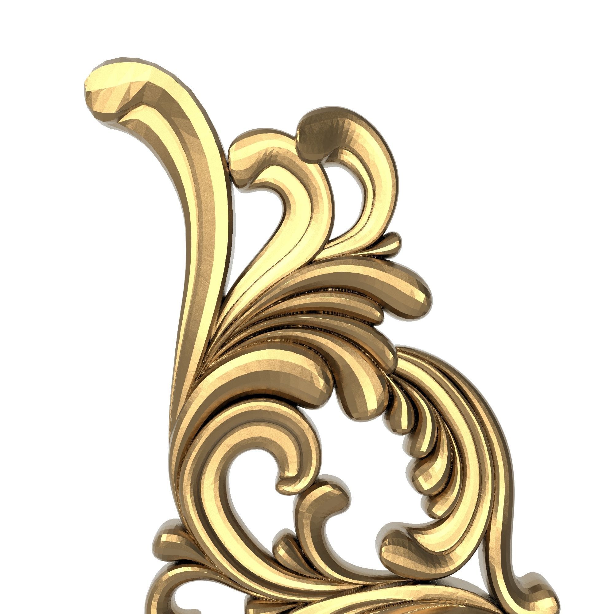 decorative pattern ready for 3D printing 3D model_1