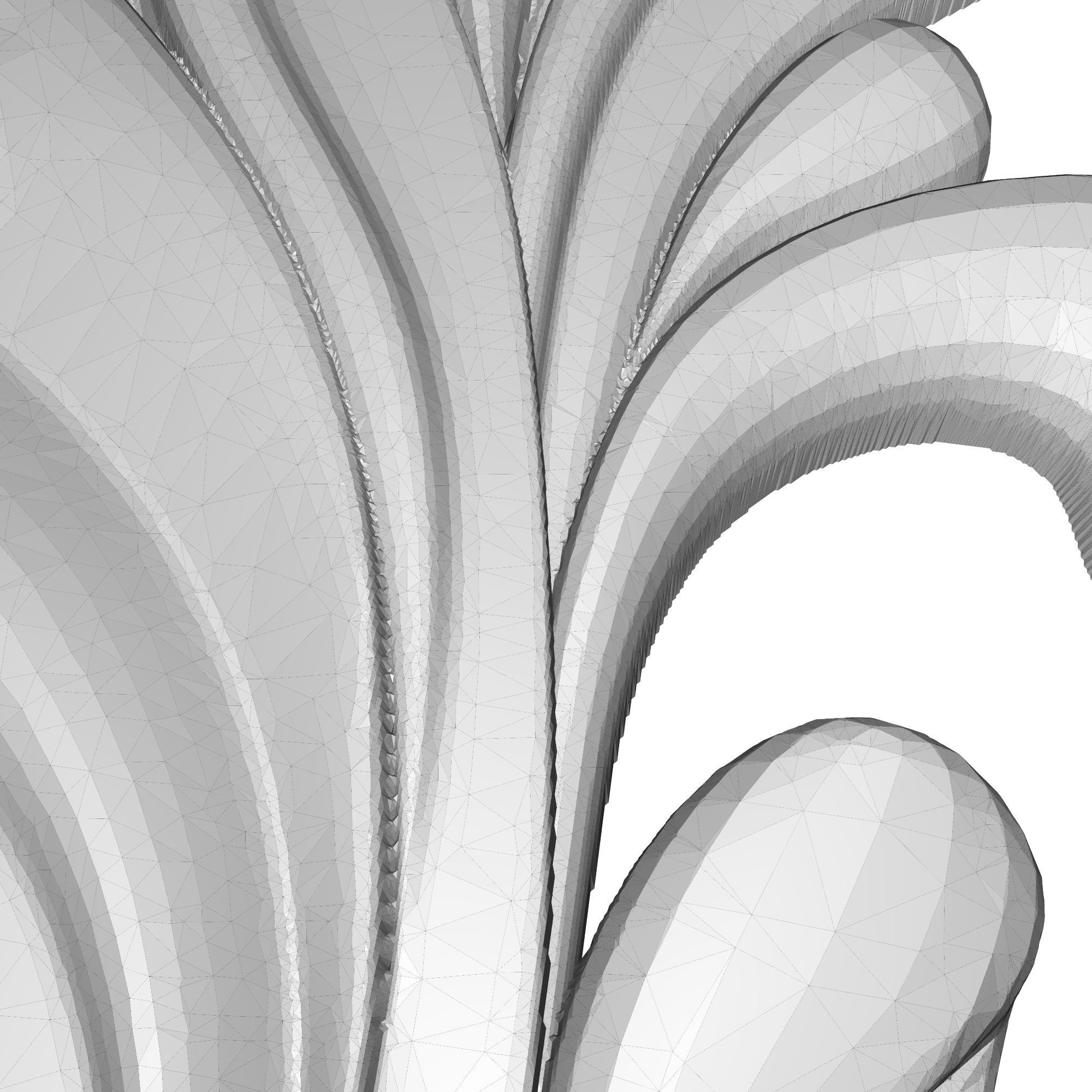 decorative pattern ready for 3D printing 3D model_8