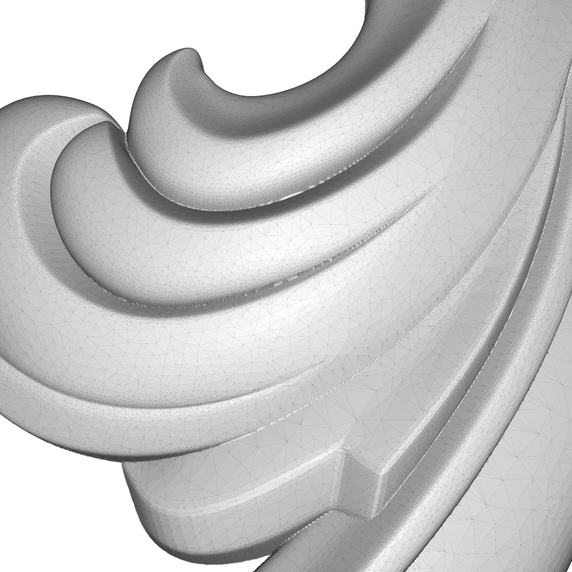 decorative pattern ready for 3D printing 3D model_8
