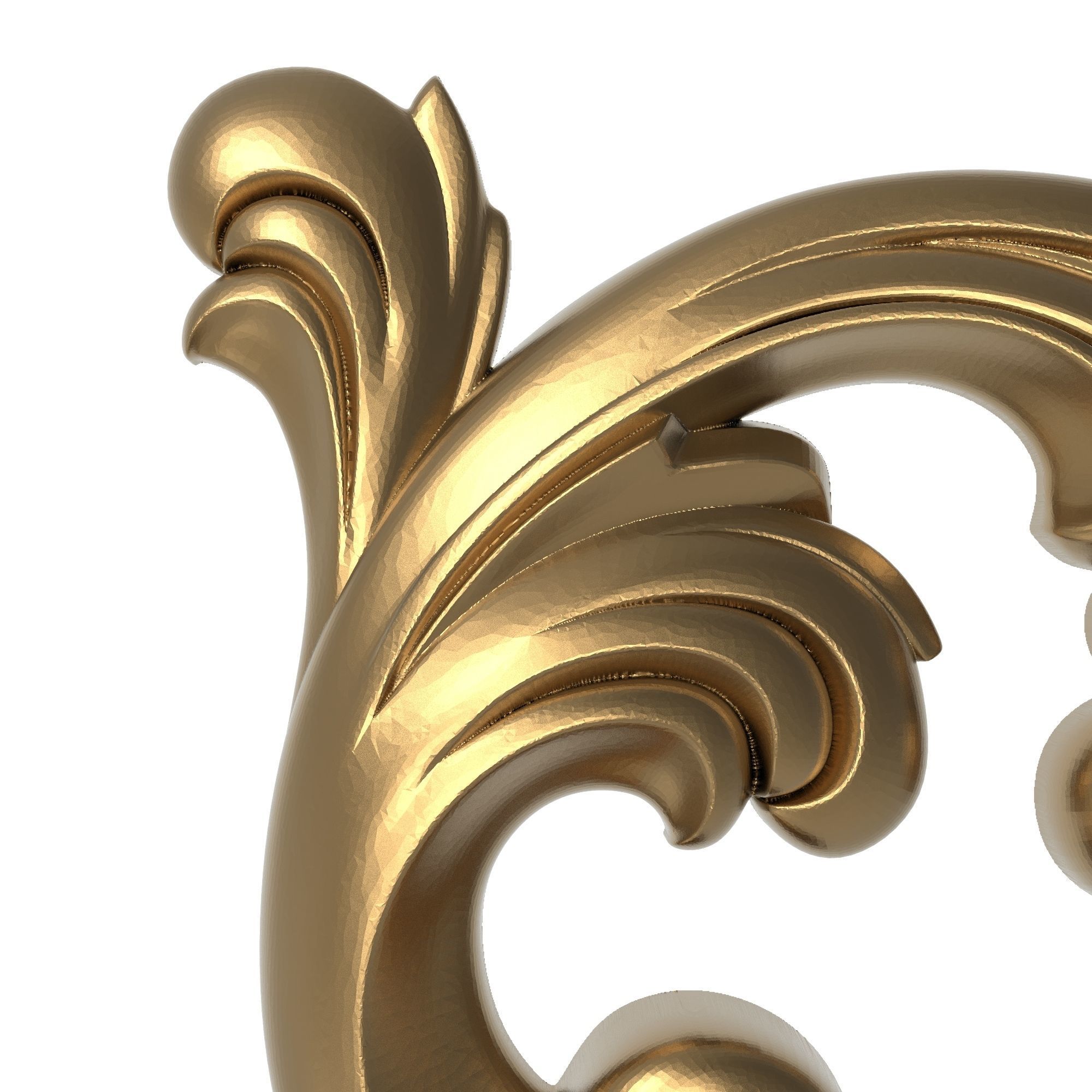decorative pattern ready for 3D printing 3D model_2