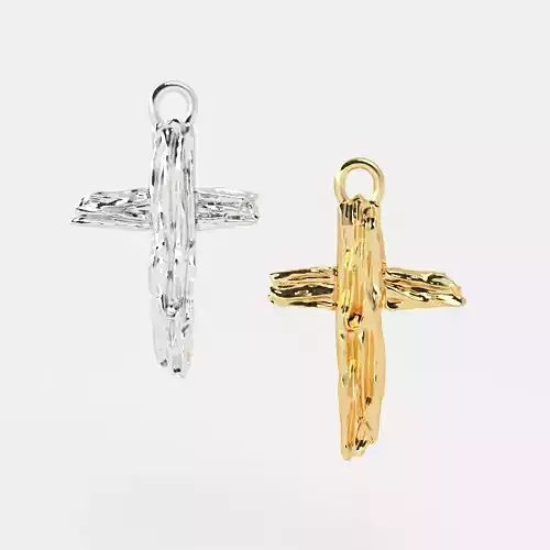 Rustic Crucifix Pendant